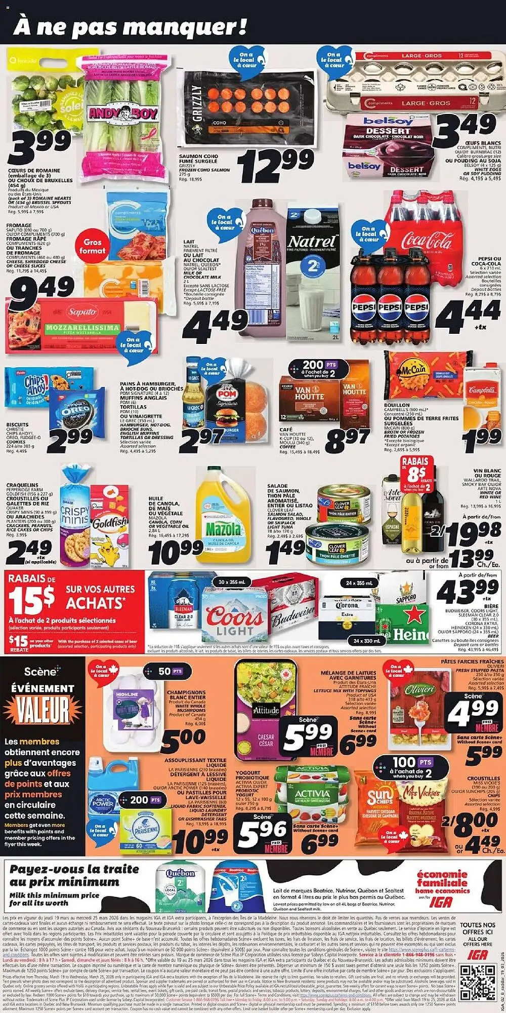 IGA flyer from March 19 to March 25 2026 - flyer page 2