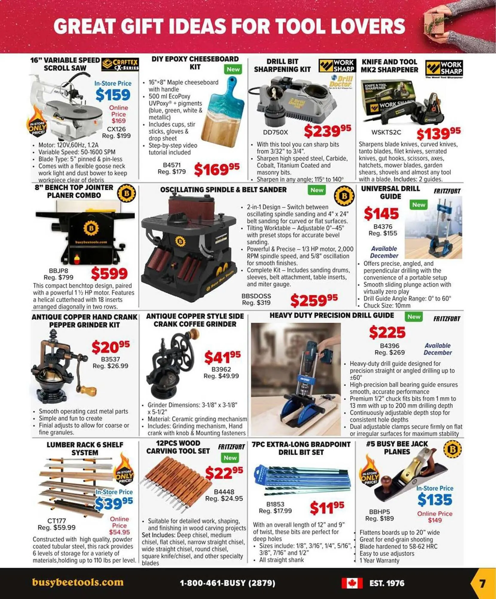 Busy Bee Tools flyer from November 10 to January 10 2026 - flyer page 7