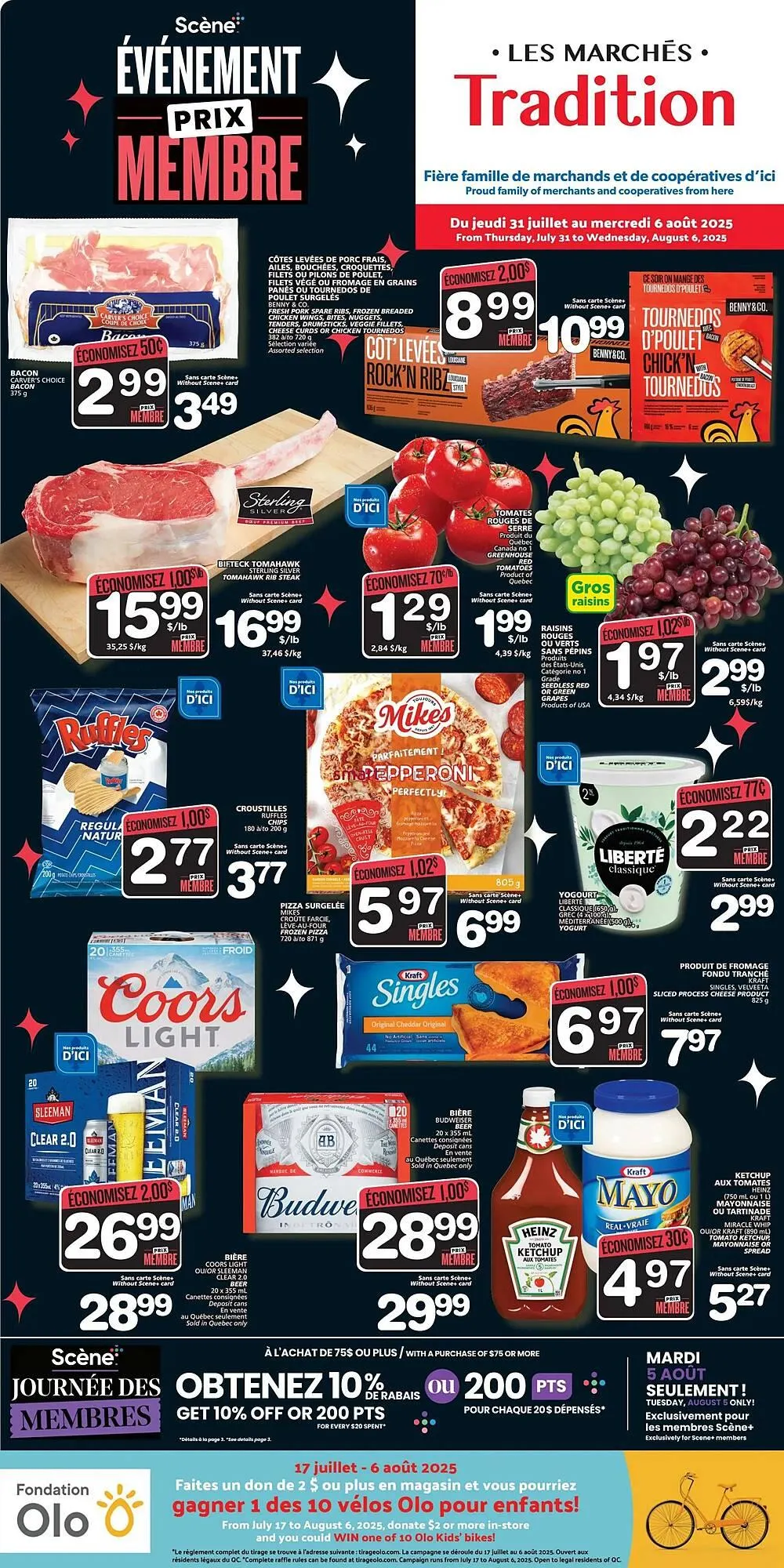 Marches Tradition flyer from July 31 to August 6 2025 - flyer page 1