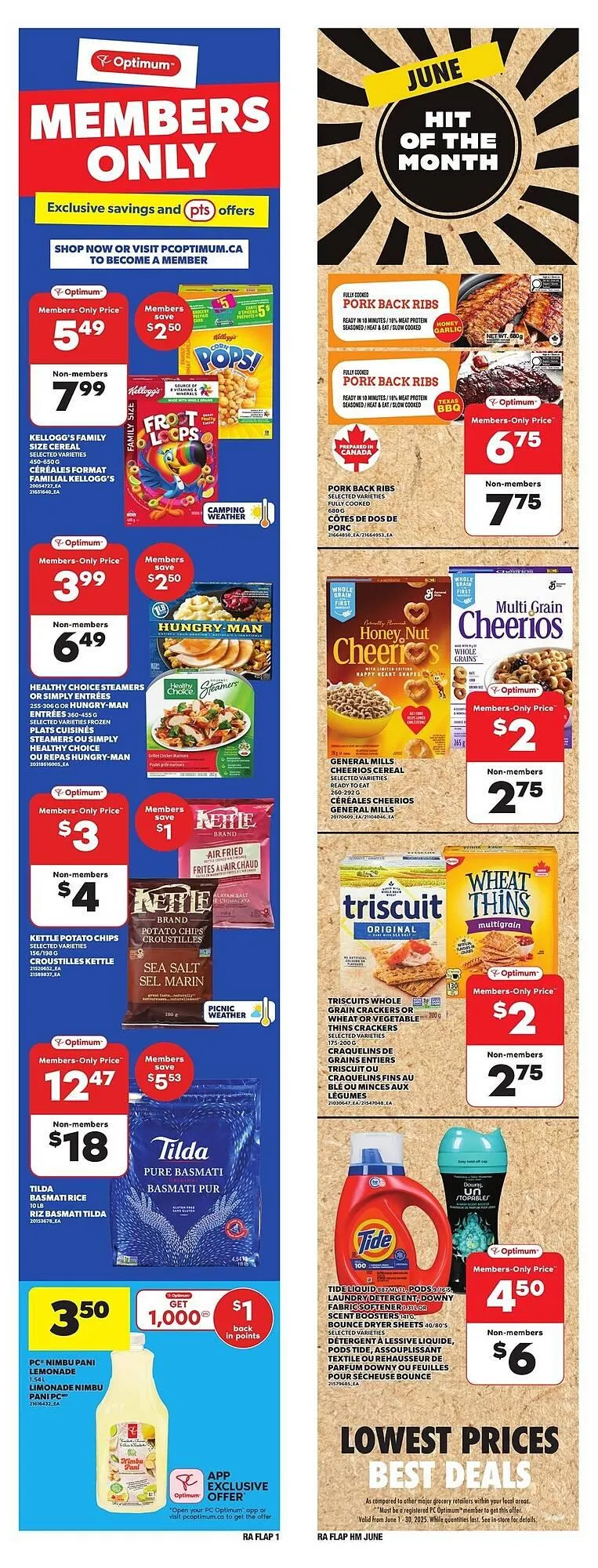 Real Canadian Superstore flyer from June 2 to June 11 2025 - flyer page 1