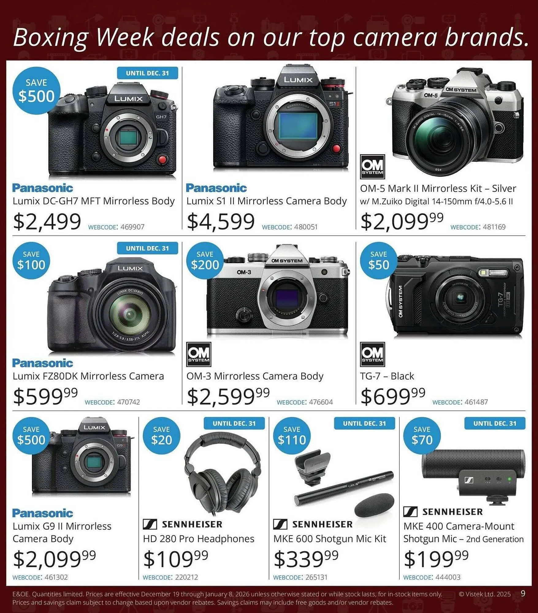 Vistek flyer from December 19 to December 27 2025 - flyer page 9