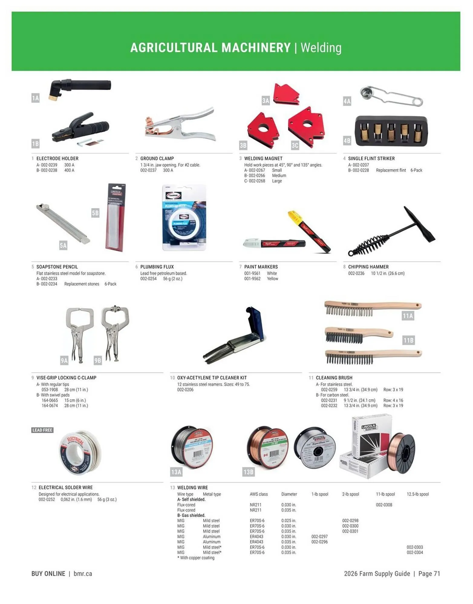 BMR flyer from January 9 to December 31 2026 - flyer page 71