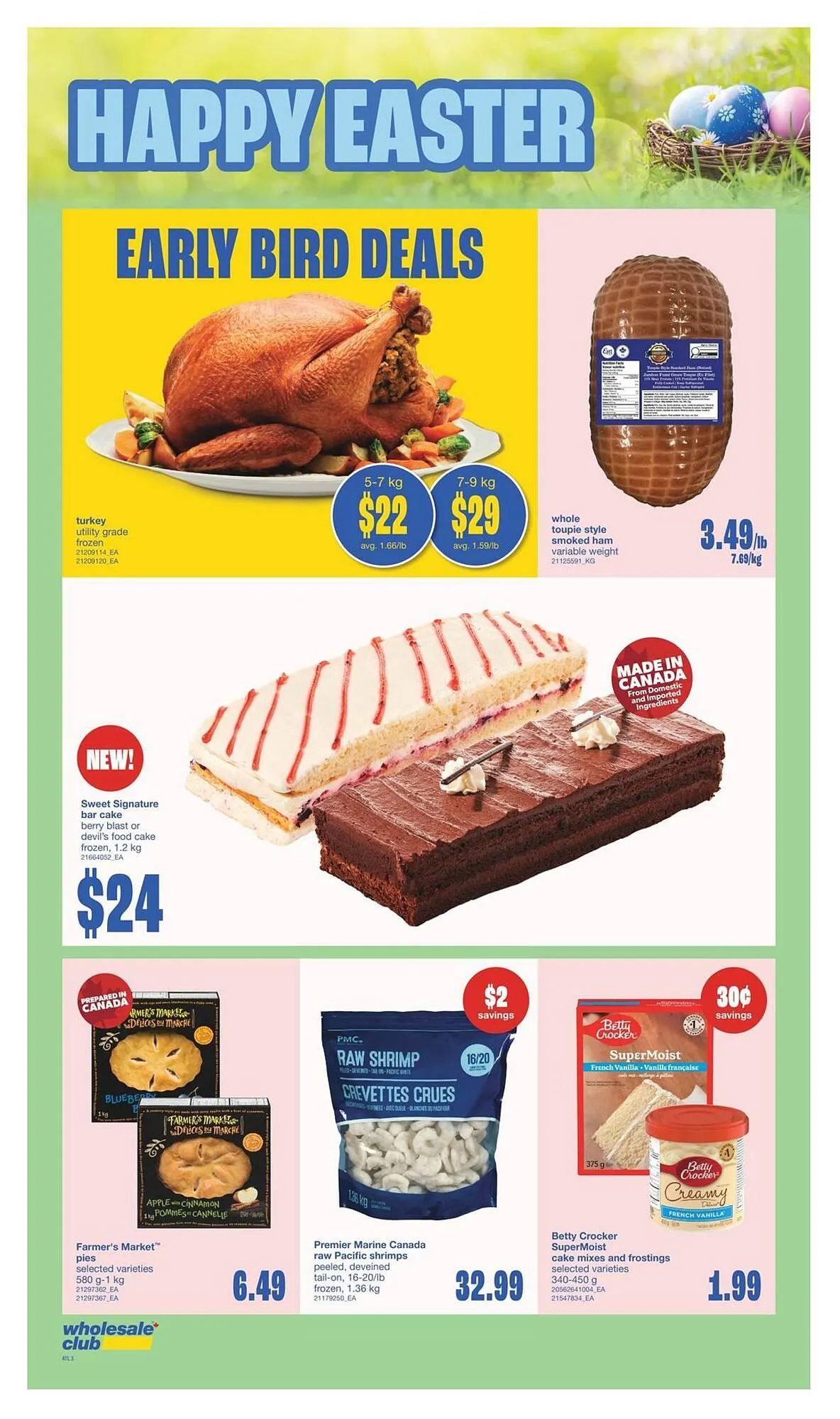 Wholesale Club flyer from March 26 to April 1 2025 - flyer page 3