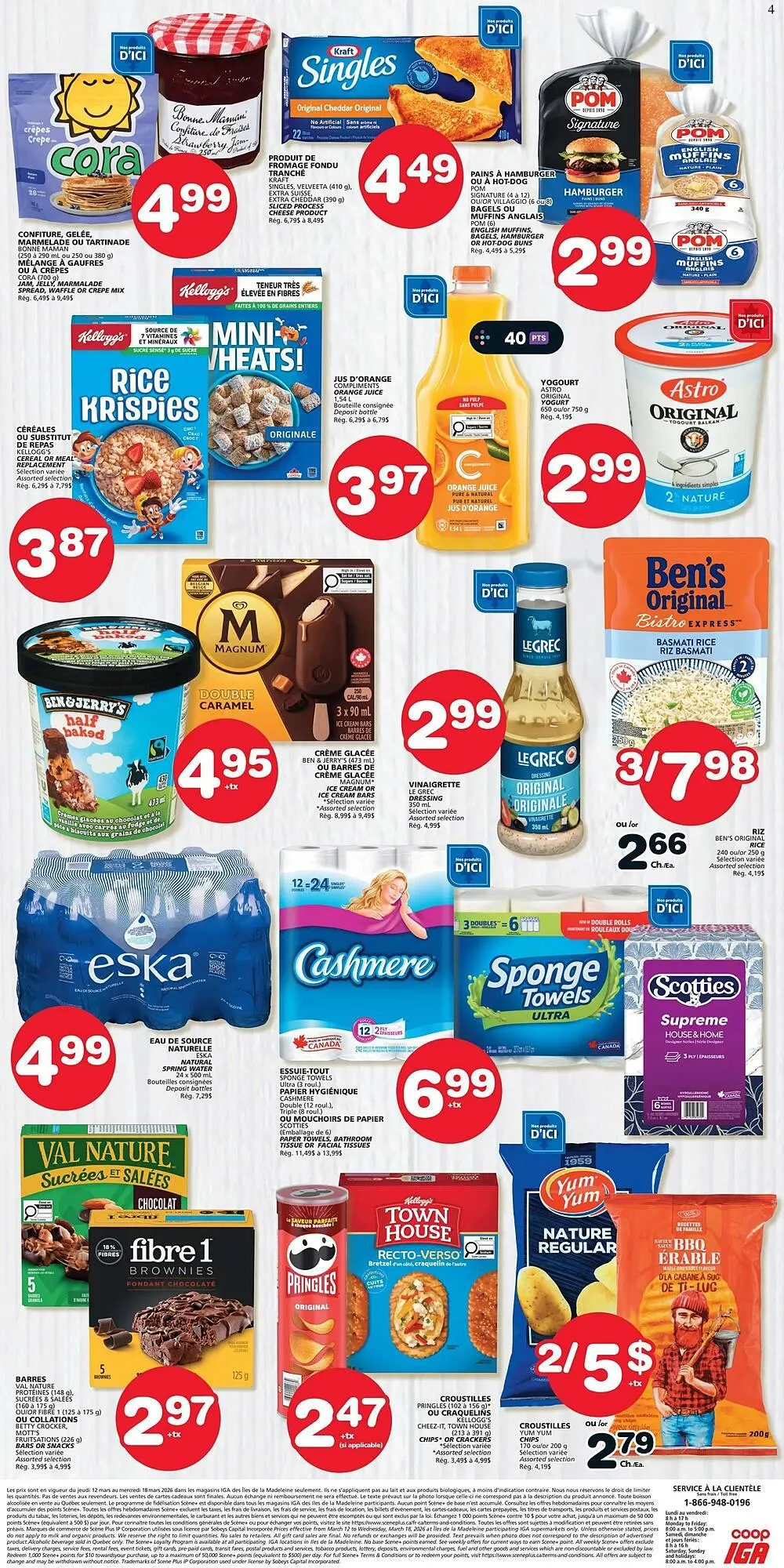 IGA flyer from March 12 to March 18 2026 - flyer page 2