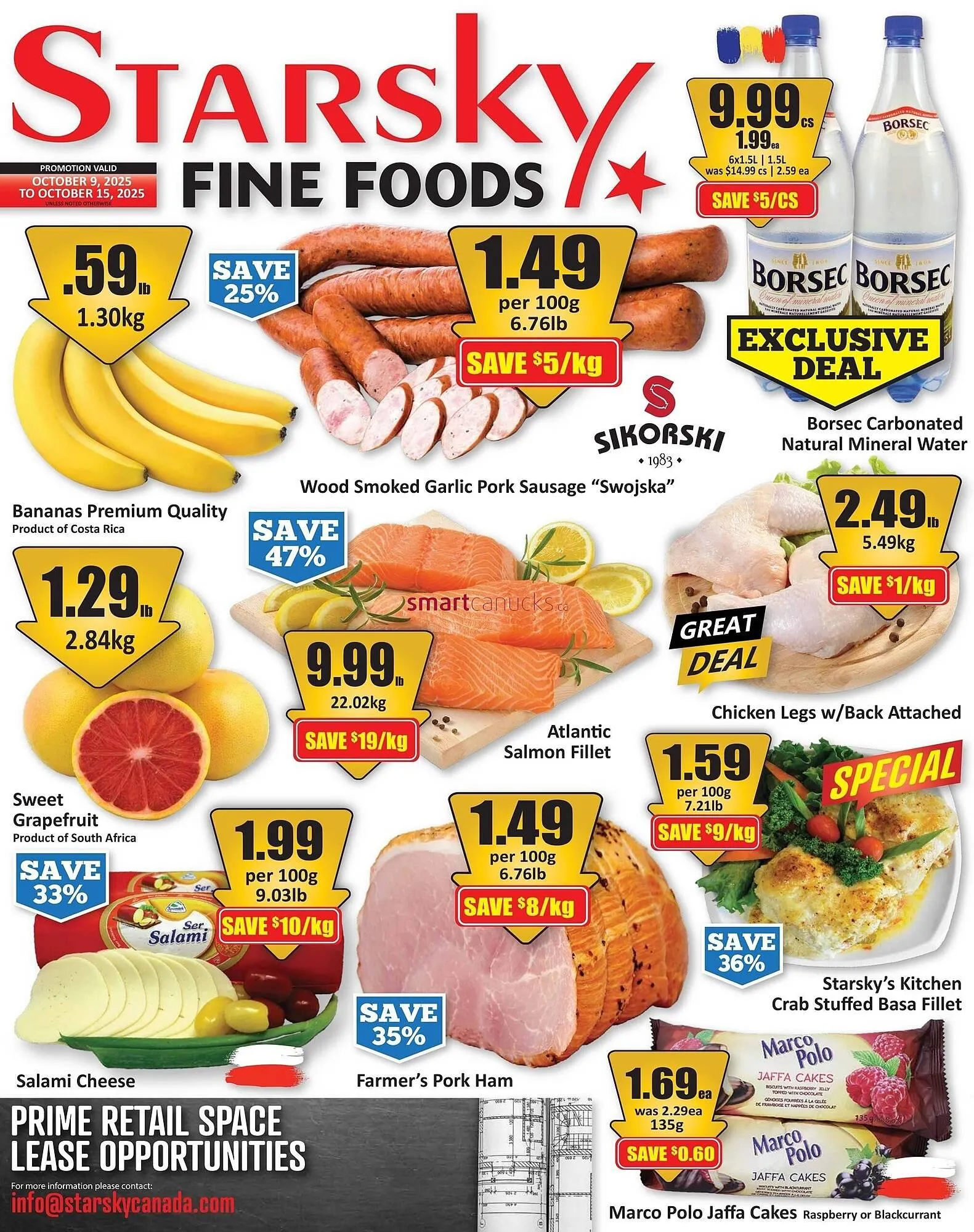 Starsky flyer from October 9 to October 15 2025 - flyer page 1