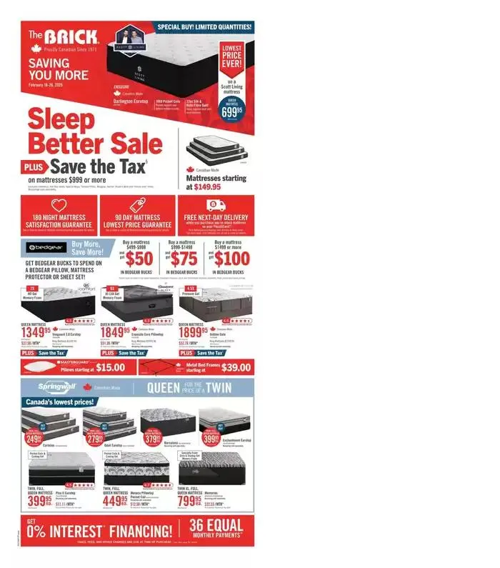 Exclusive deals and bargains from February 18 to February 26 2025 - flyer page 1