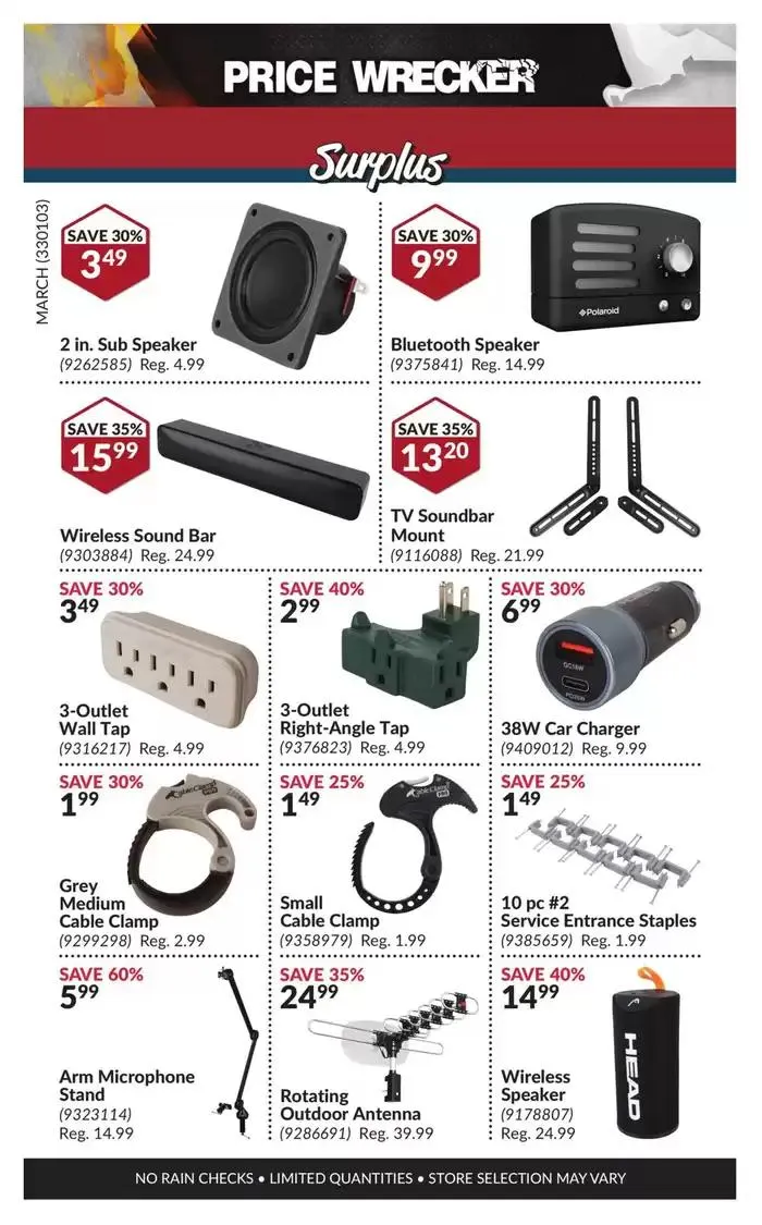 Price Wrecker from March 1 to March 31 2025 - flyer page 7