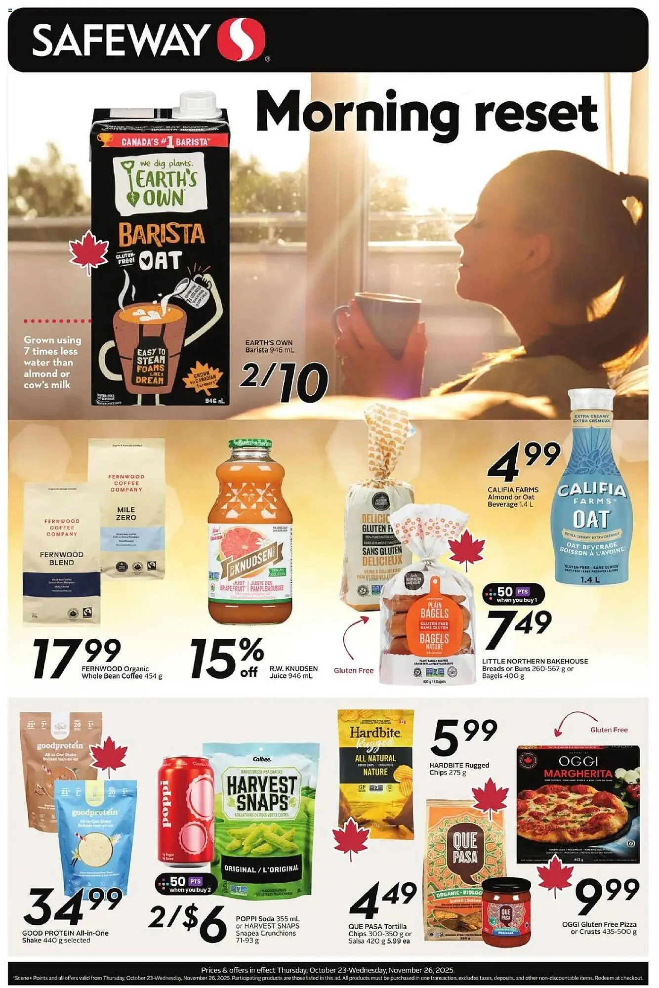 Safeway flyer from October 23 to November 27 2025 - flyer page 1