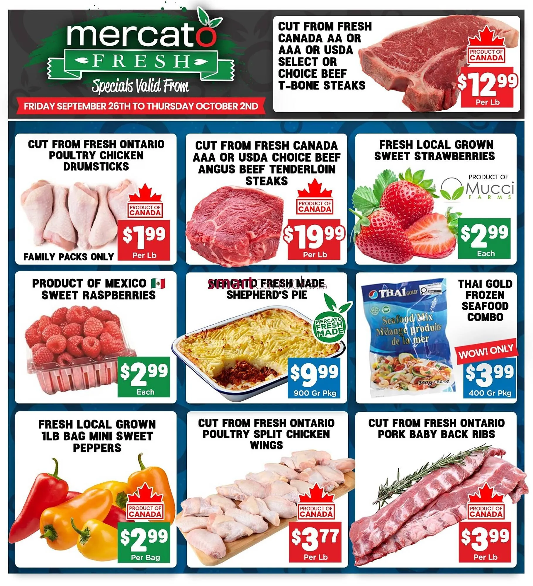 Mercato Fresh flyer from September 26 to October 2 2025 - flyer page 1