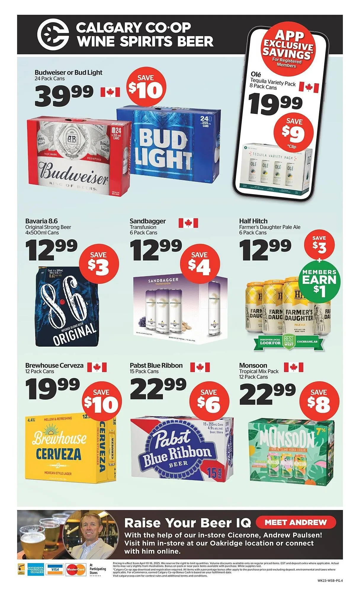 Calgary Co-op flyer from April 10 to April 16 2025 - flyer page 4