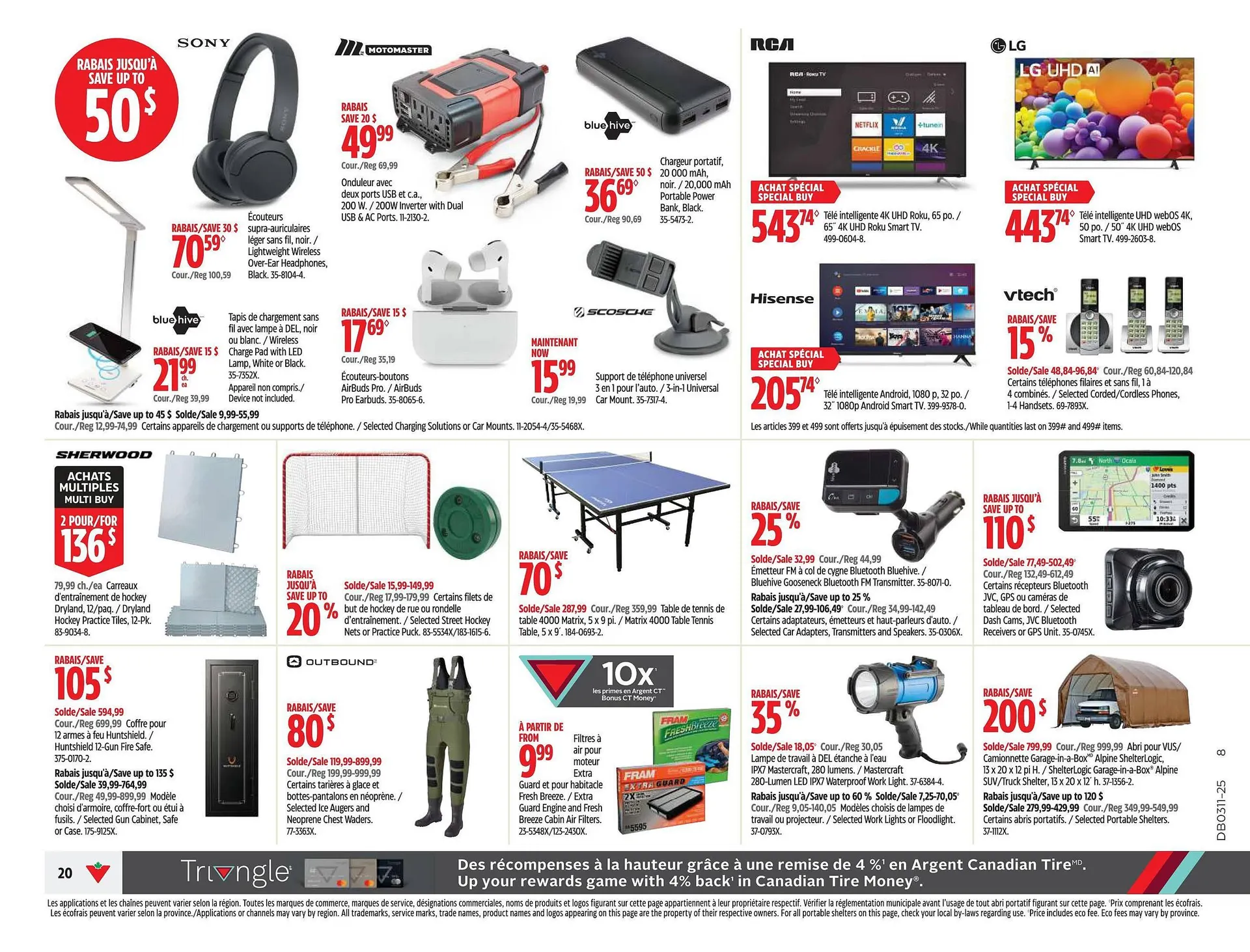 Canadian Tire flyer from March 6 to March 12 2025 - flyer page 20