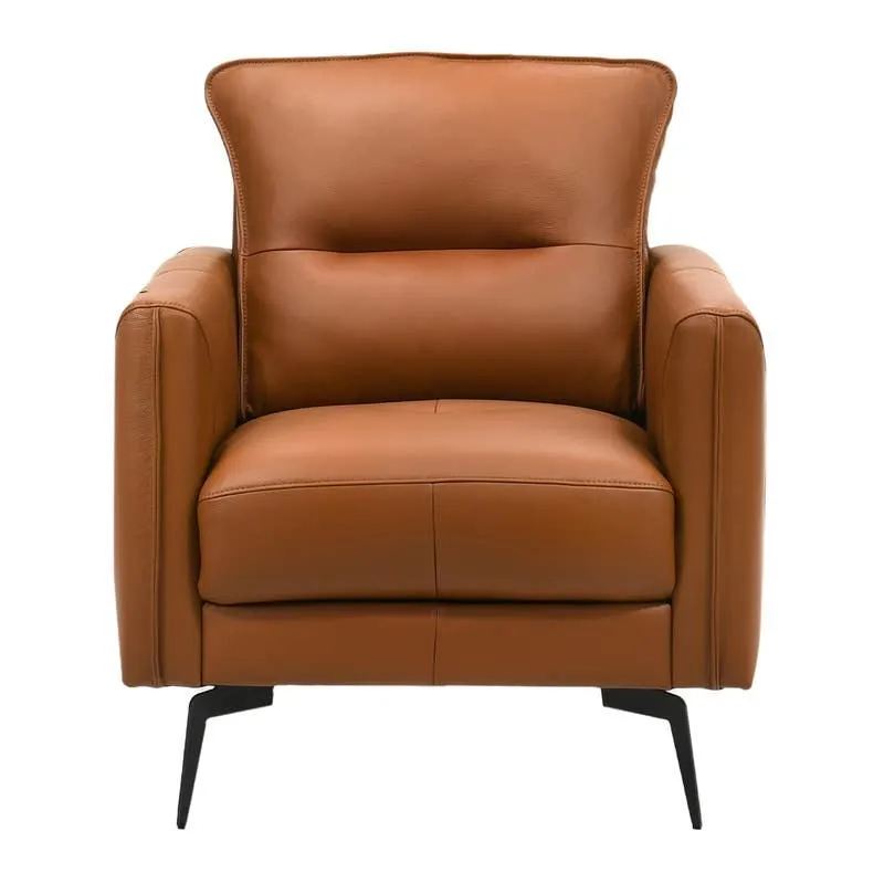 Fauteuil en cuir véritable