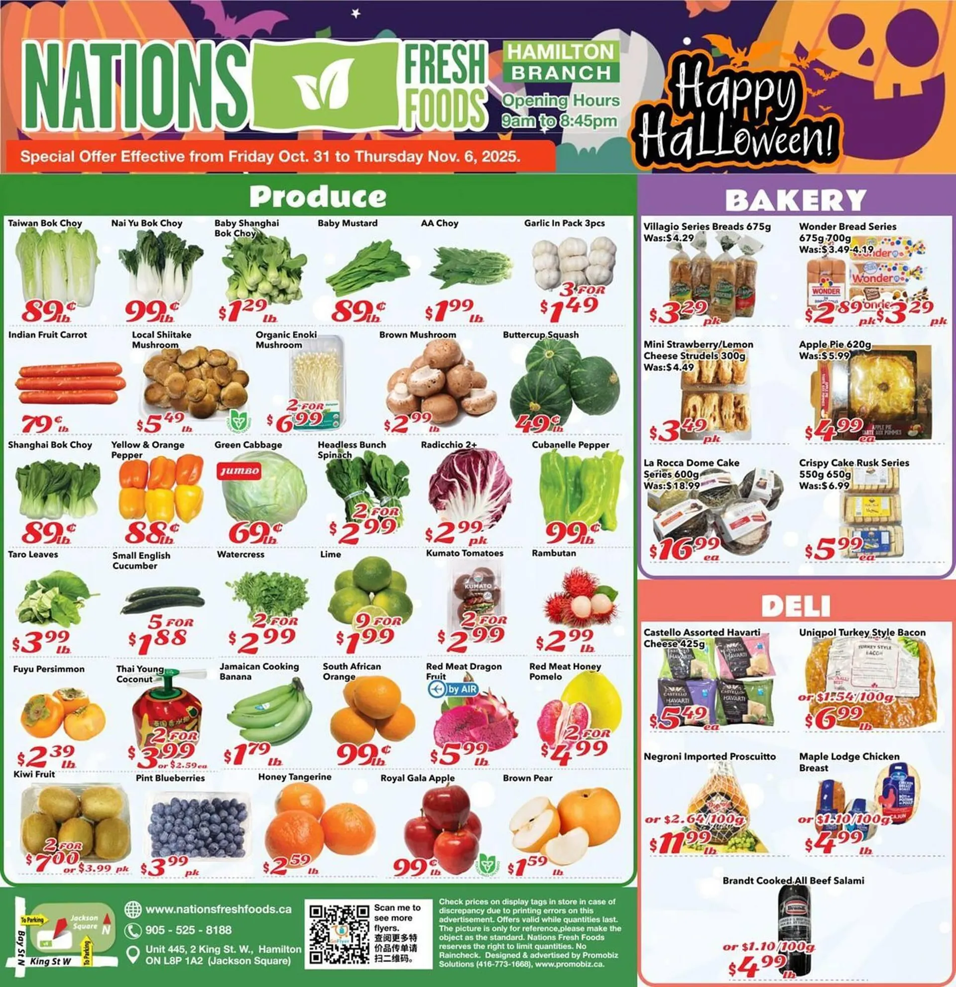 Nations Fresh Foods flyer from October 31 to November 6 2025 - flyer page 1