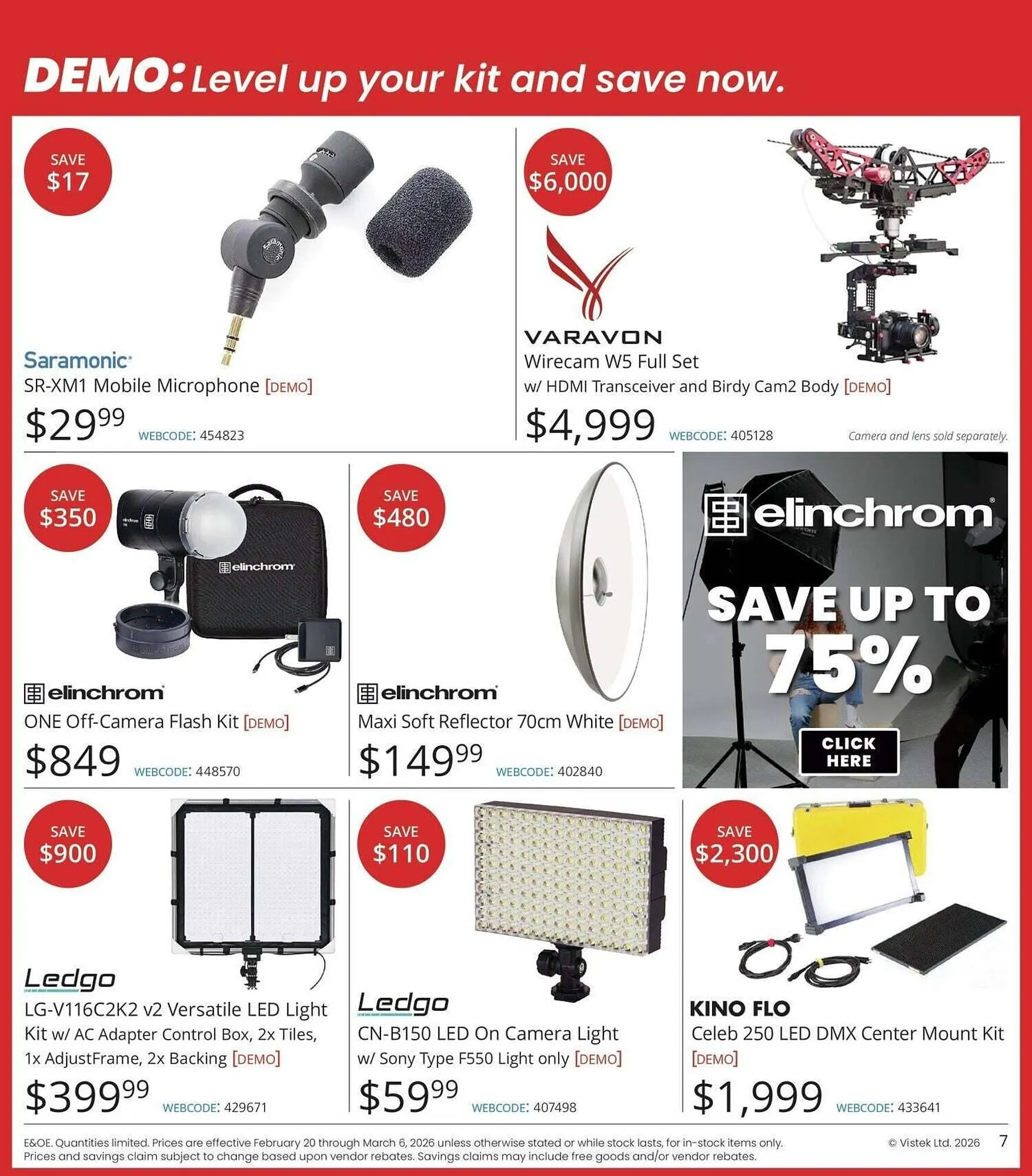 Vistek flyer from February 20 to February 27 2026 - flyer page 7