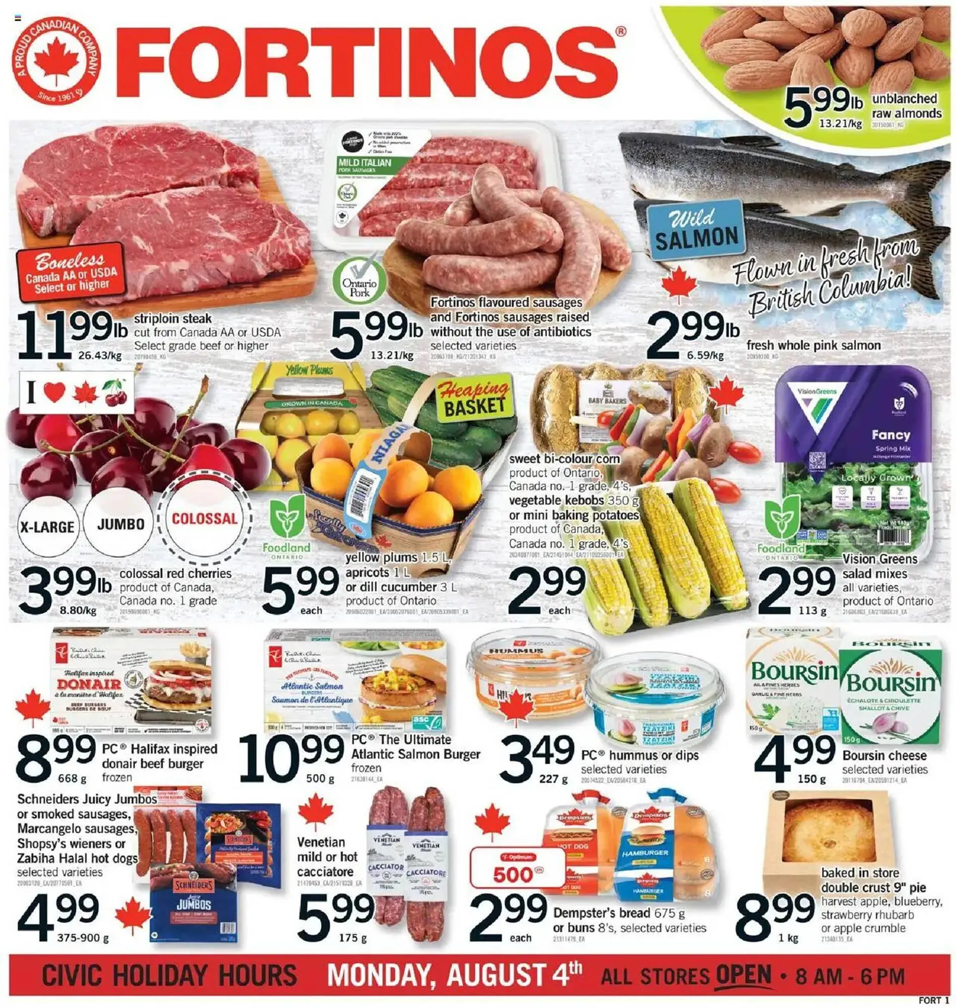 Fortinos flyer from July 31 to August 7 2025 - flyer page 1