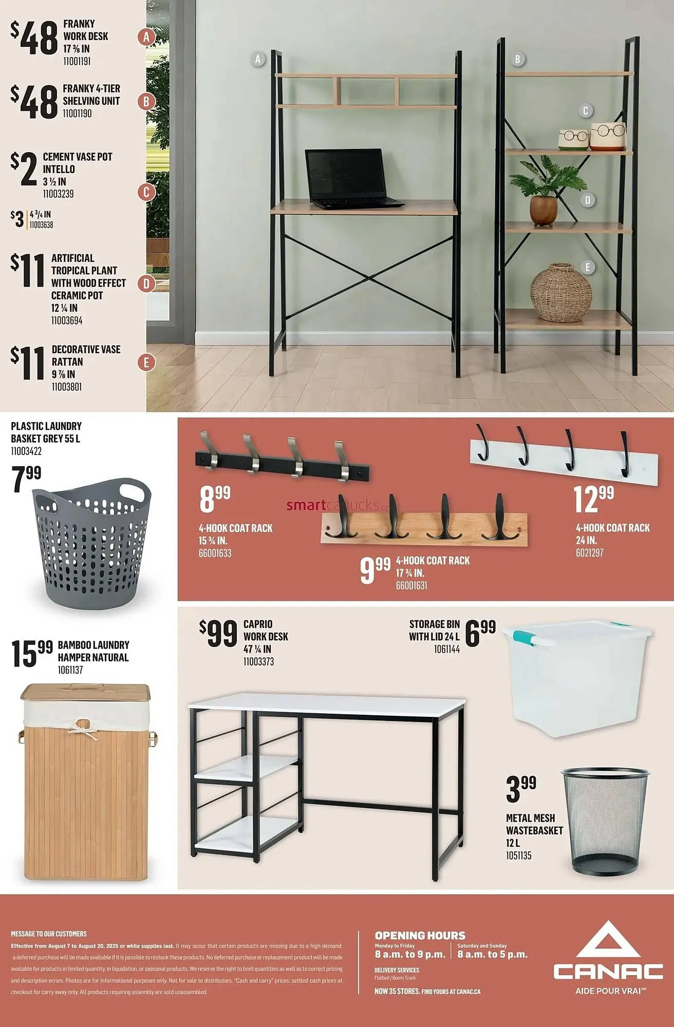 Canac flyer from August 7 to August 13 2025 - flyer page 22