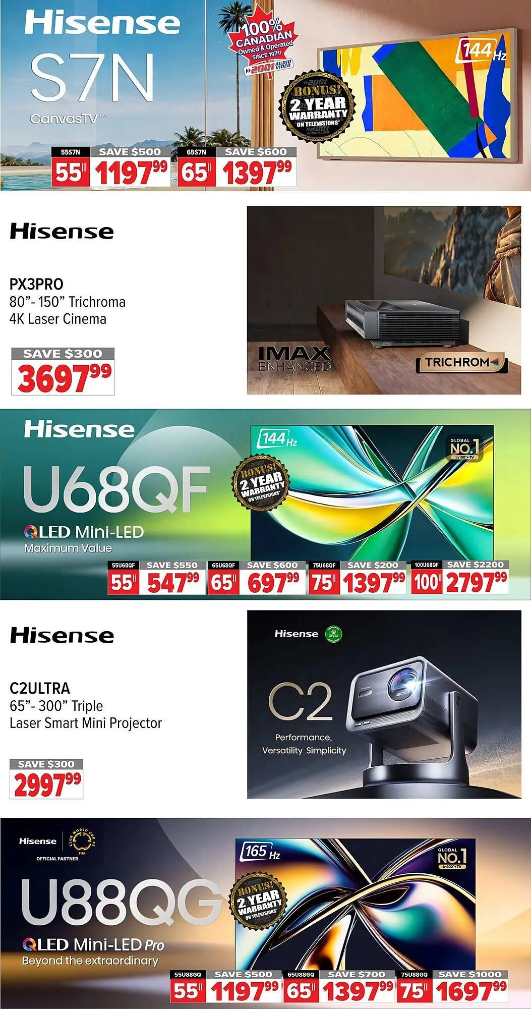 2001 Audio Video flyer from March 6 to March 19 2026 - flyer page 9