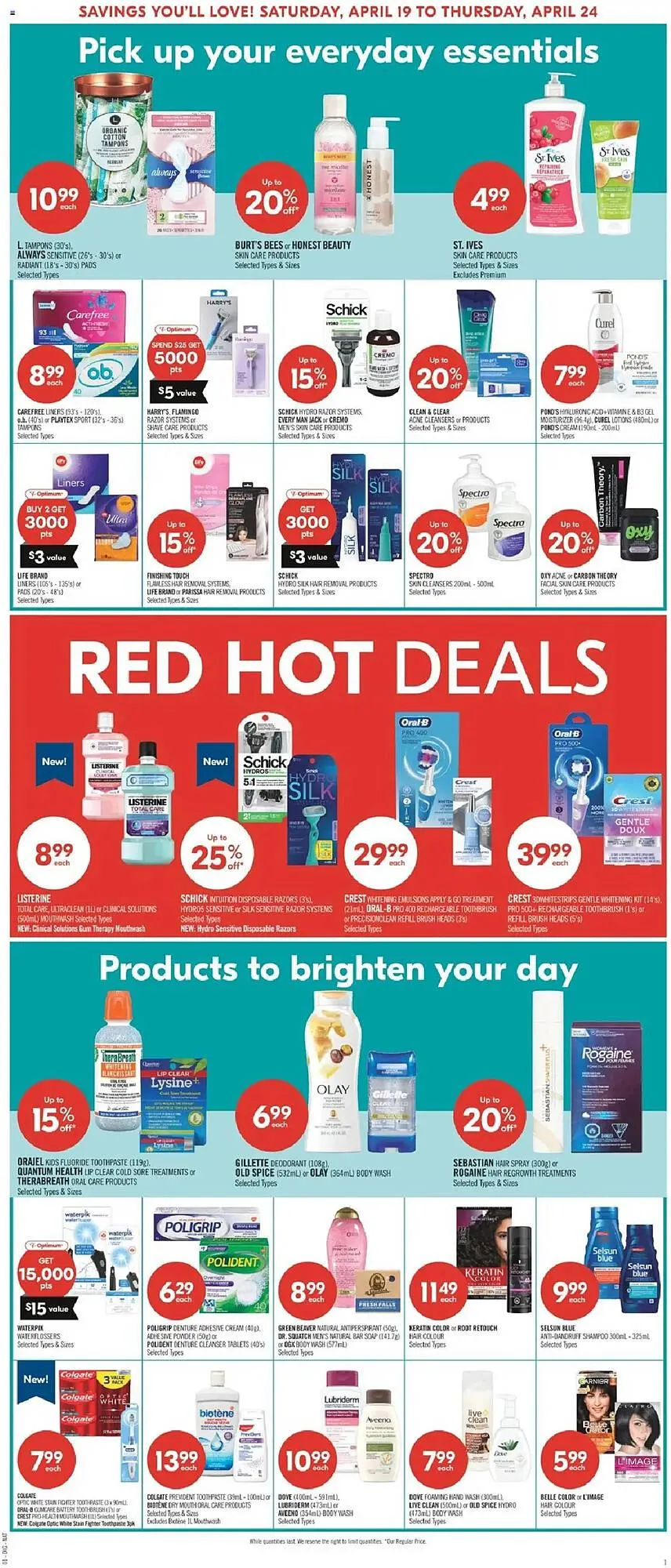 Shoppers Drug Mart flyer from April 19 to April 24 2025 - flyer page 10