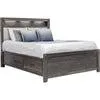 Stella Storage Bed - Charcoal/Pace Platinum