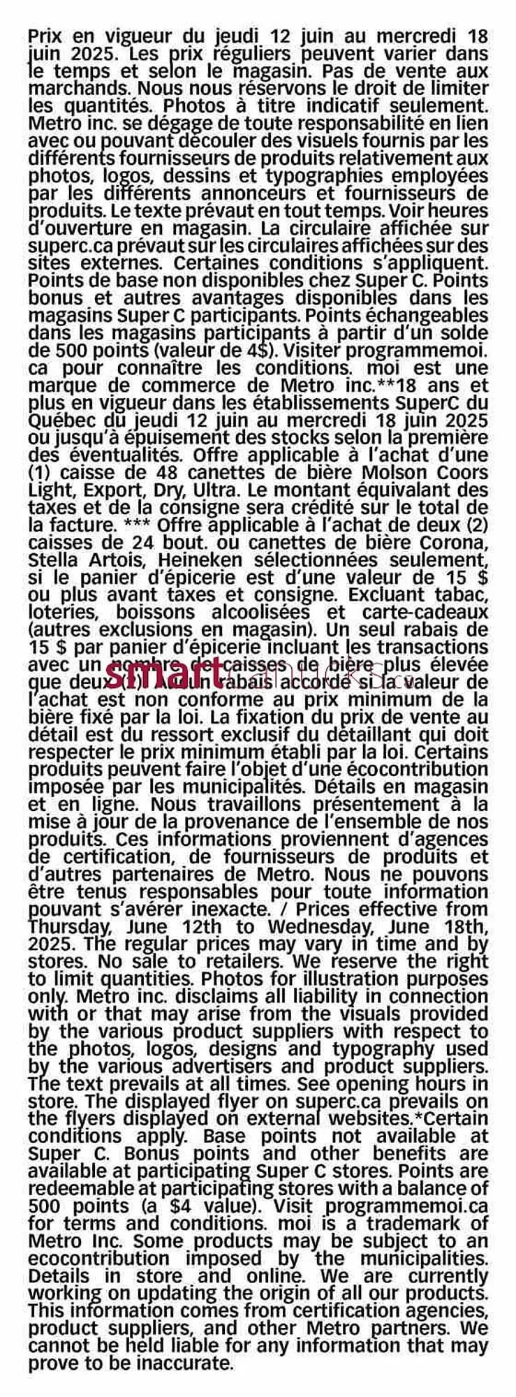 Super C flyer from June 12 to June 18 2025 - flyer page 18