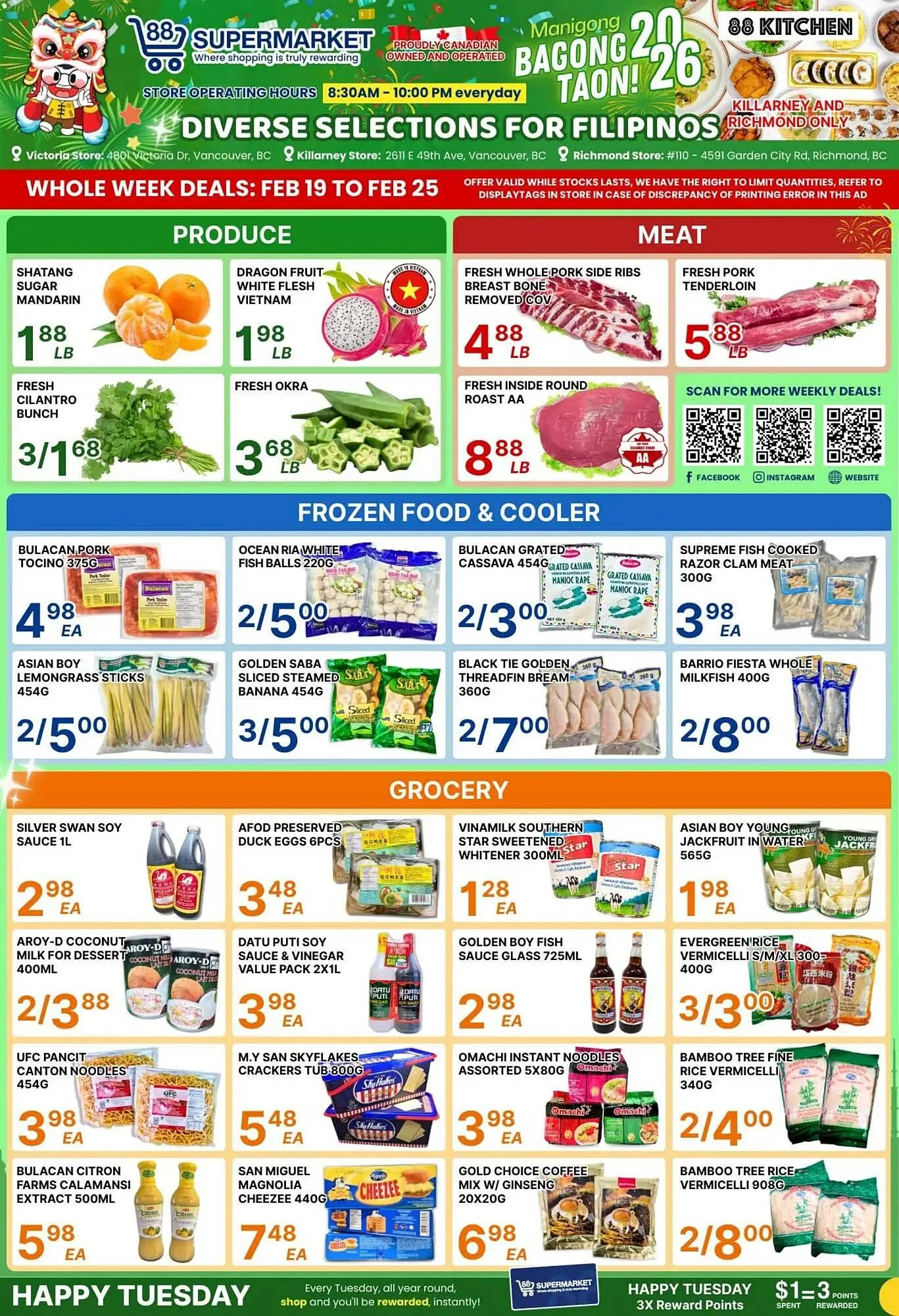 88 Supermarket flyer from February 19 to February 25 2026 - flyer page 1
