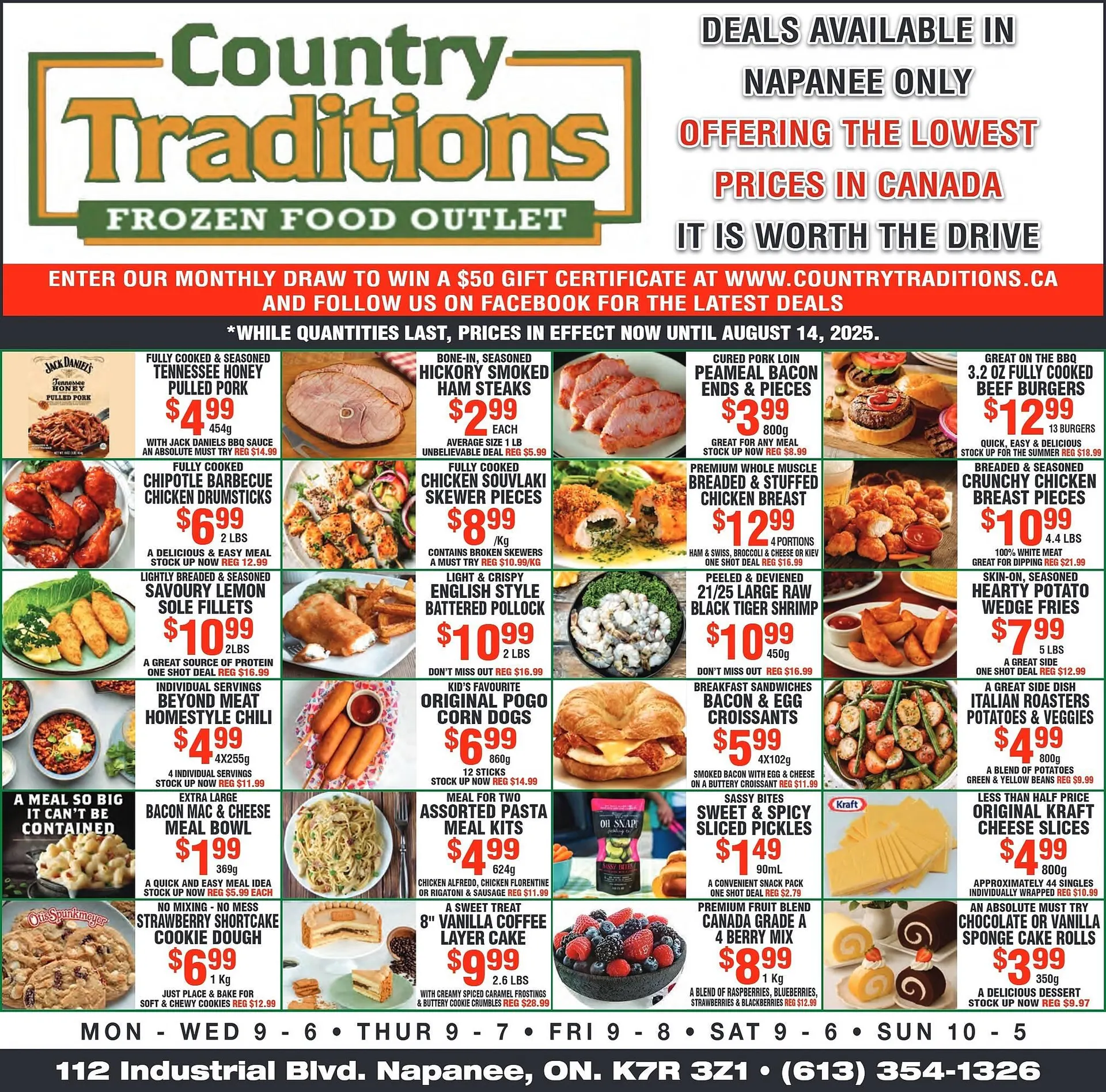 Country Traditions flyer from August 8 to August 14 2025 - flyer page 1