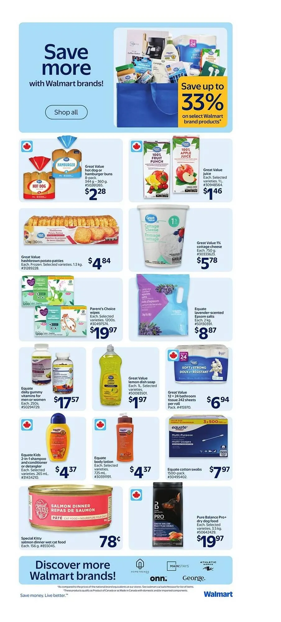 Walmart flyer from August 14 to August 20 2025 - flyer page 6