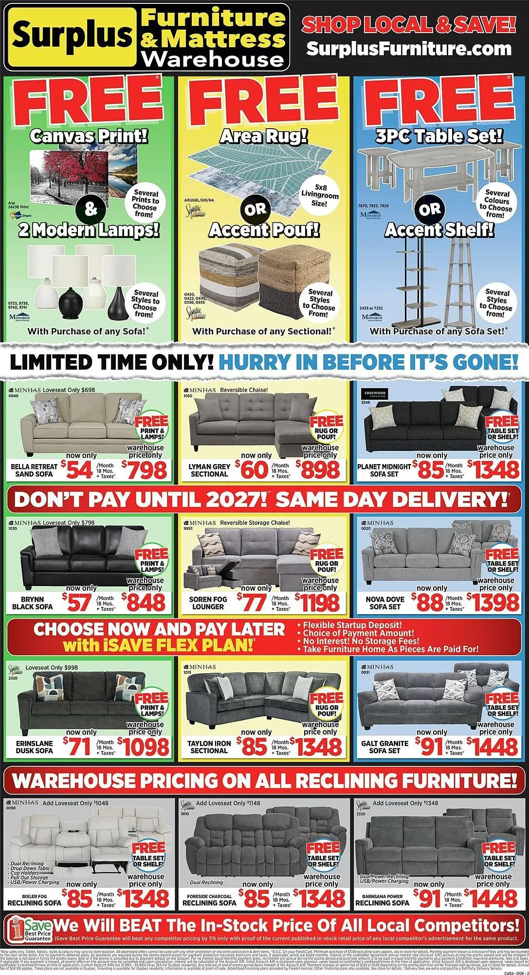 Surplus Furniture flyer - 1