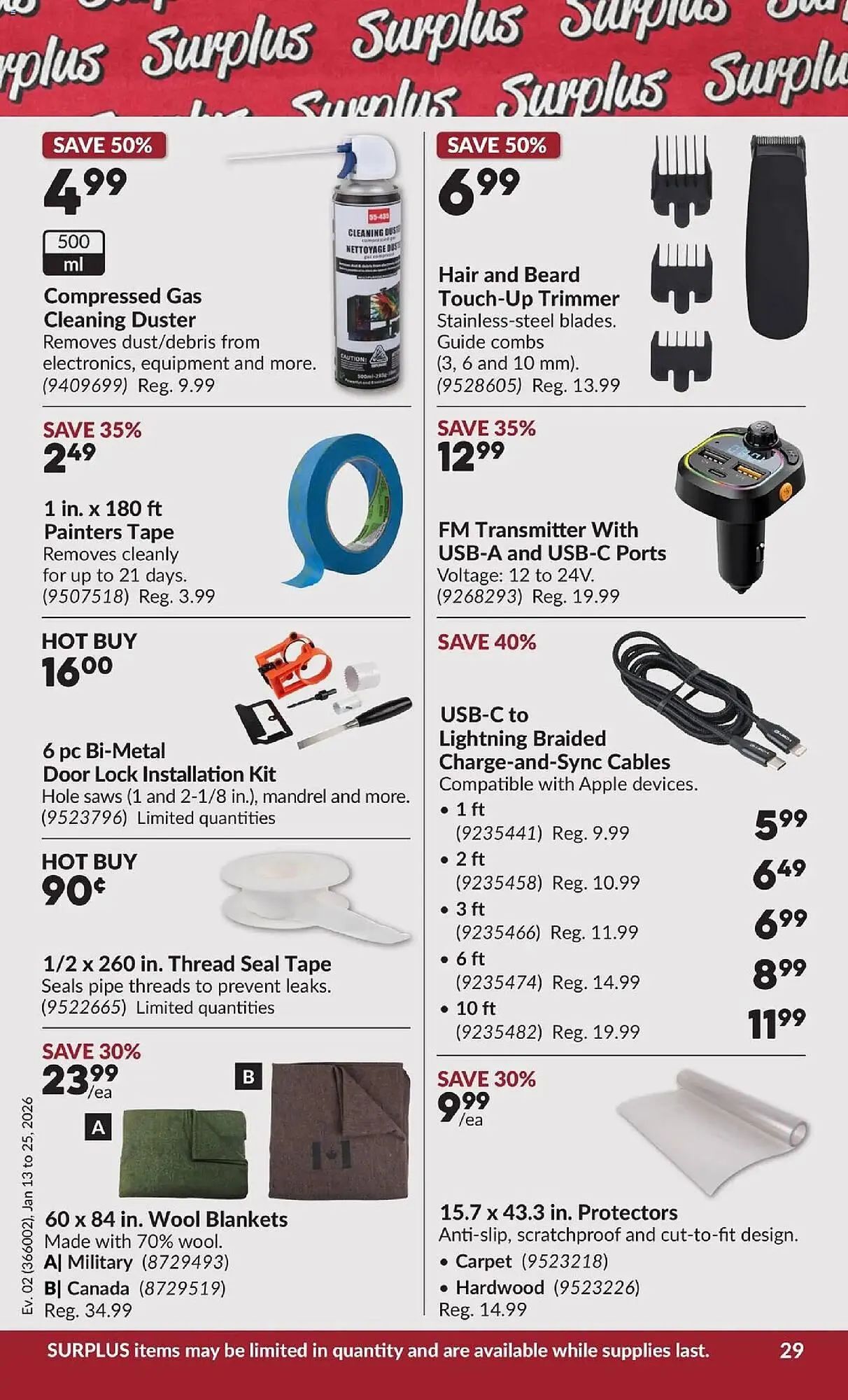 Princess Auto flyer from January 13 to January 25 2026 - flyer page 35