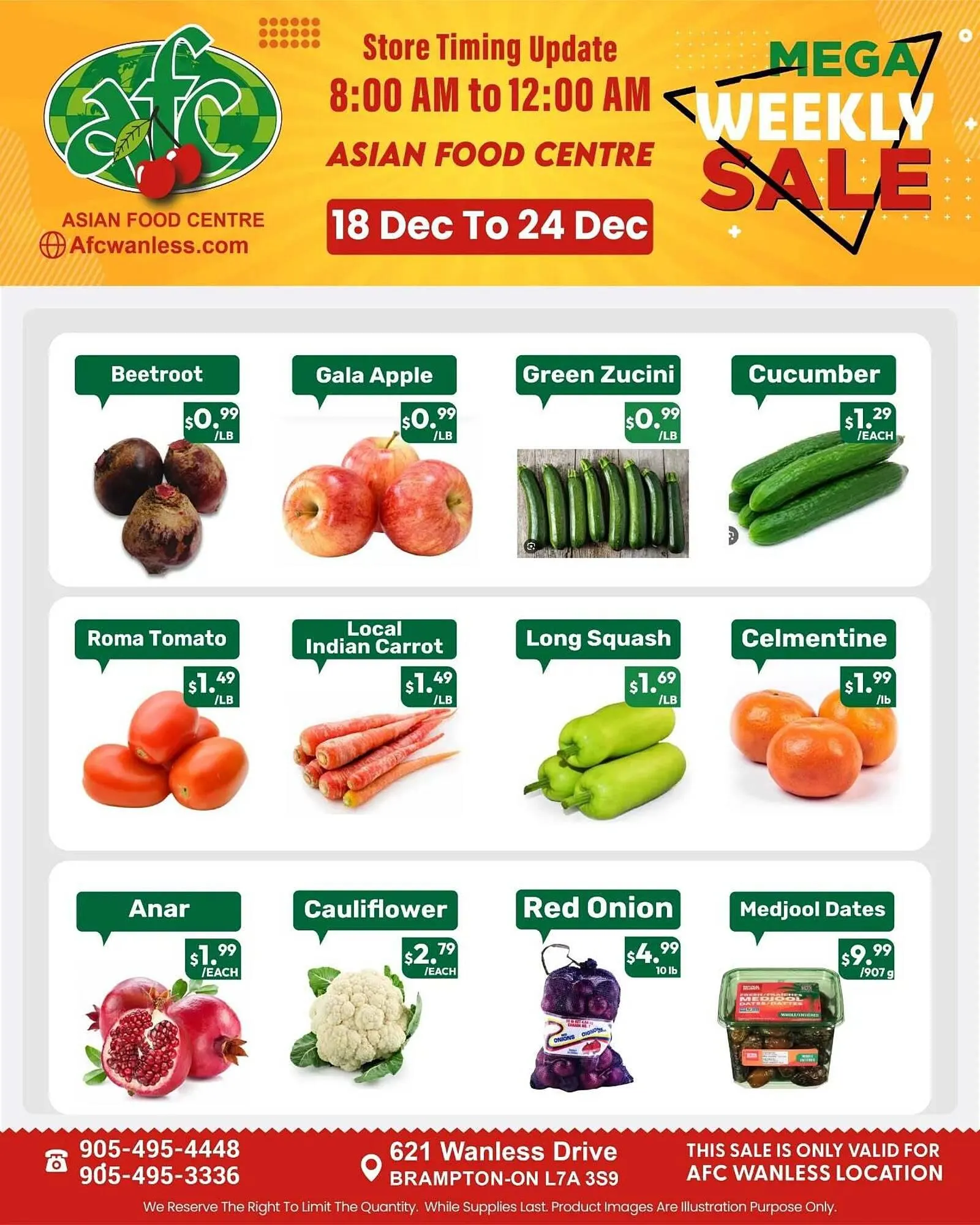 Asian Food Centre flyer from December 18 to December 24 2025 - flyer page 1