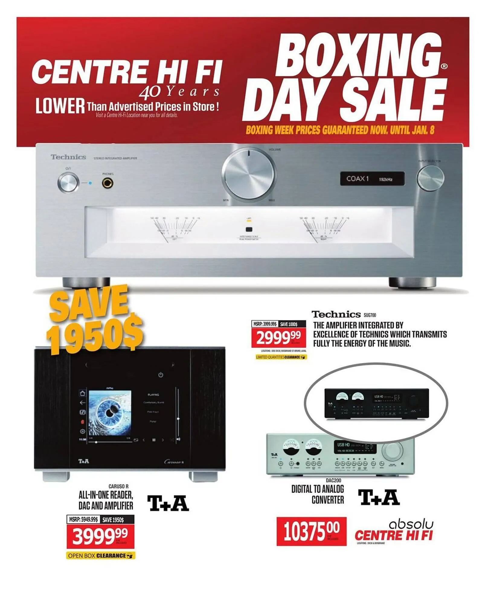 Centre Hi-Fi flyer from January 2 to January 8 2026 - flyer page 50