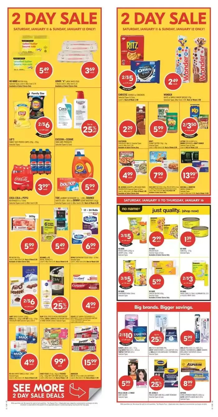 Our best bargains from January 11 to January 16 2025 - flyer page 1