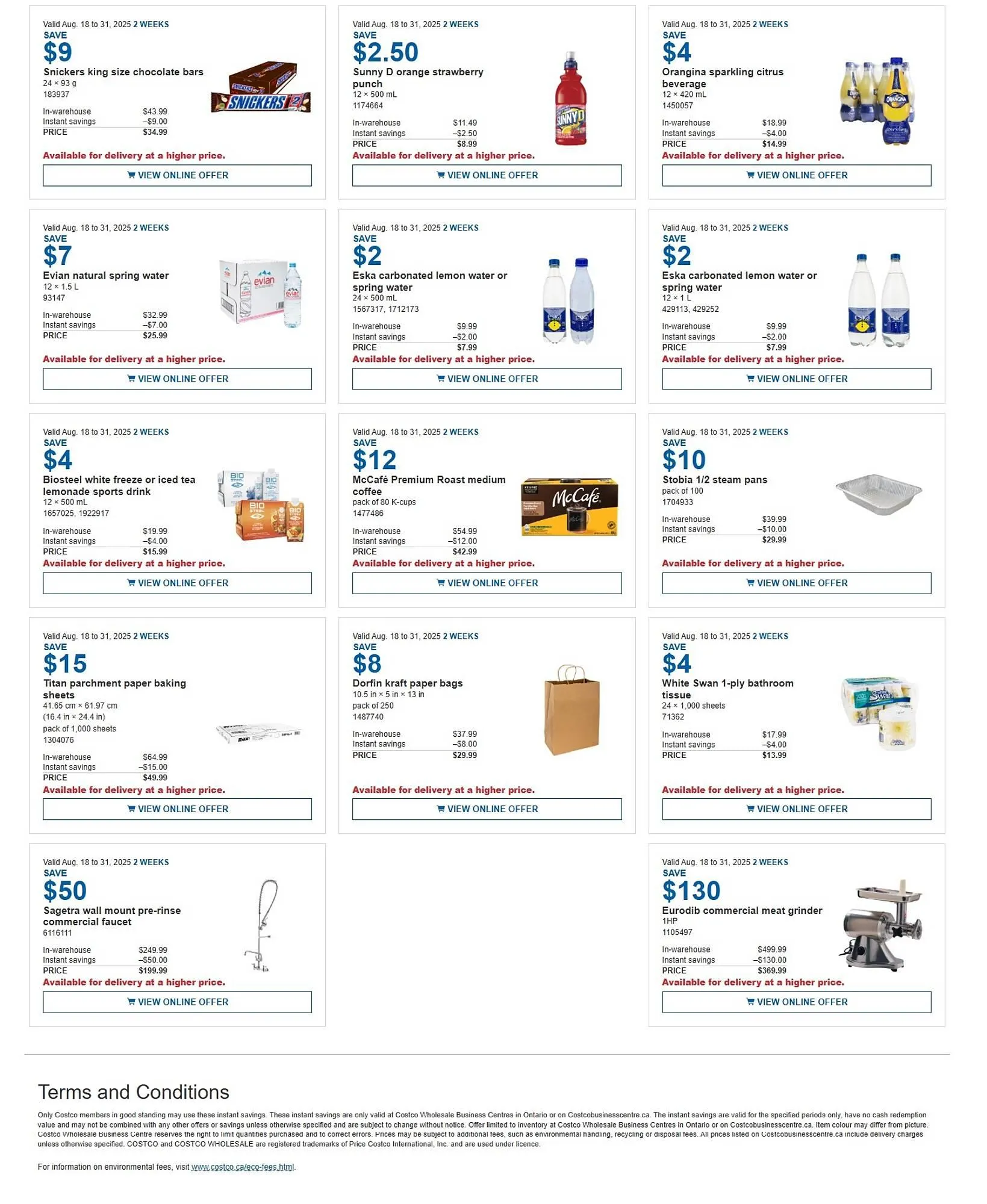Costco flyer from August 18 to August 24 2025 - flyer page 2