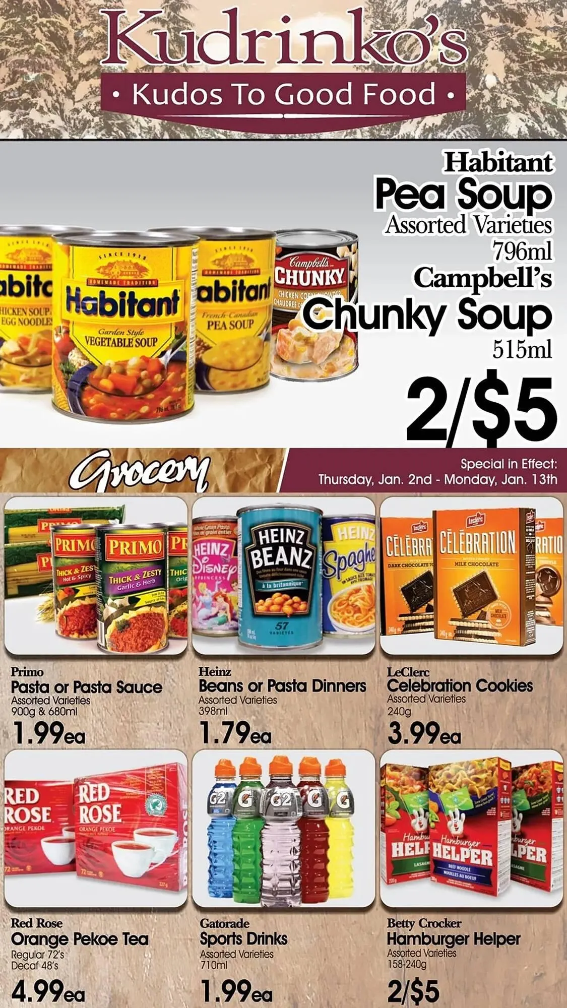 Kudrinko's flyer from January 2 to January 15 2025 - flyer page 4