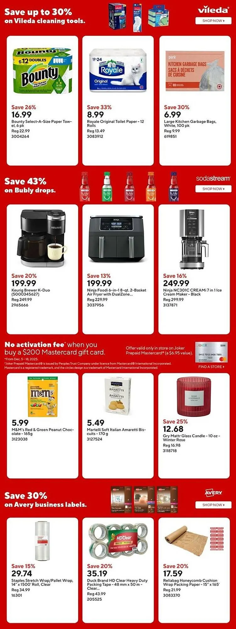 Staples flyer from December 5 to December 25 2025 - flyer page 17