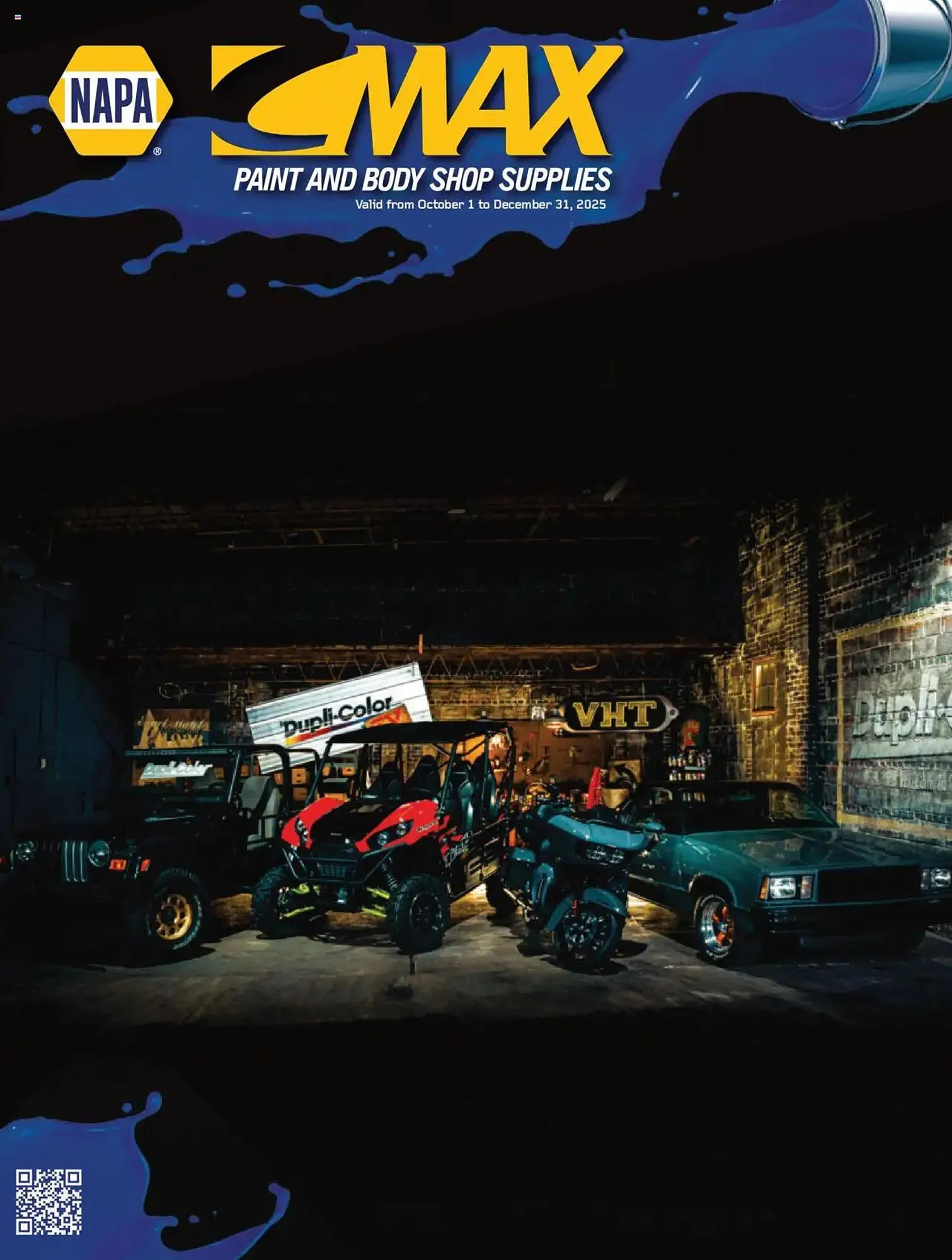 NAPA Auto Parts flyer from October 1 to January 1 2026 - flyer page 1