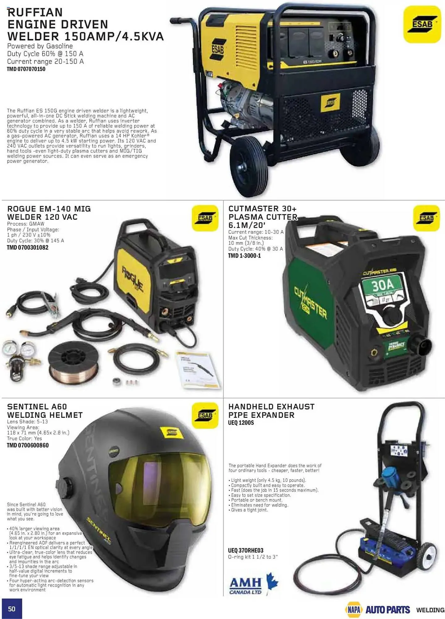 NAPA Auto Parts flyer from July 1 to August 30 2025 - flyer page 50
