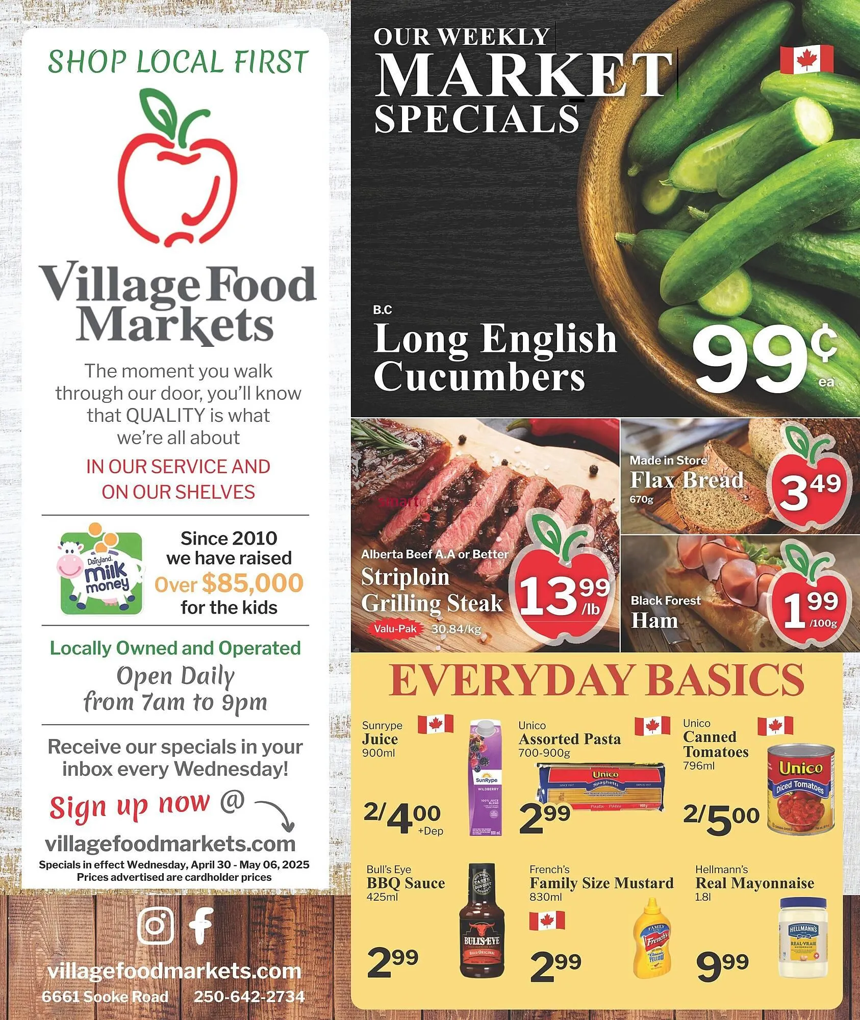 Village Food Markets flyer - 1