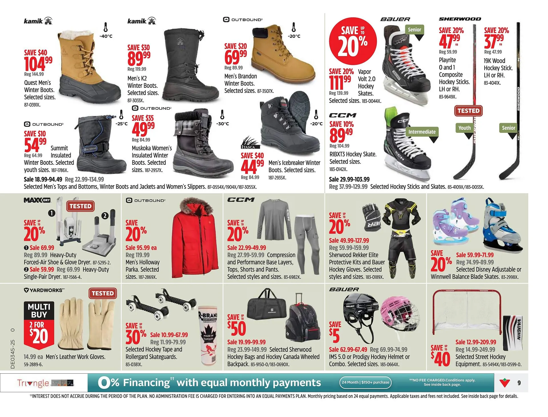 Canadian Tire flyer from October 30 to December 5 2025 - flyer page 9