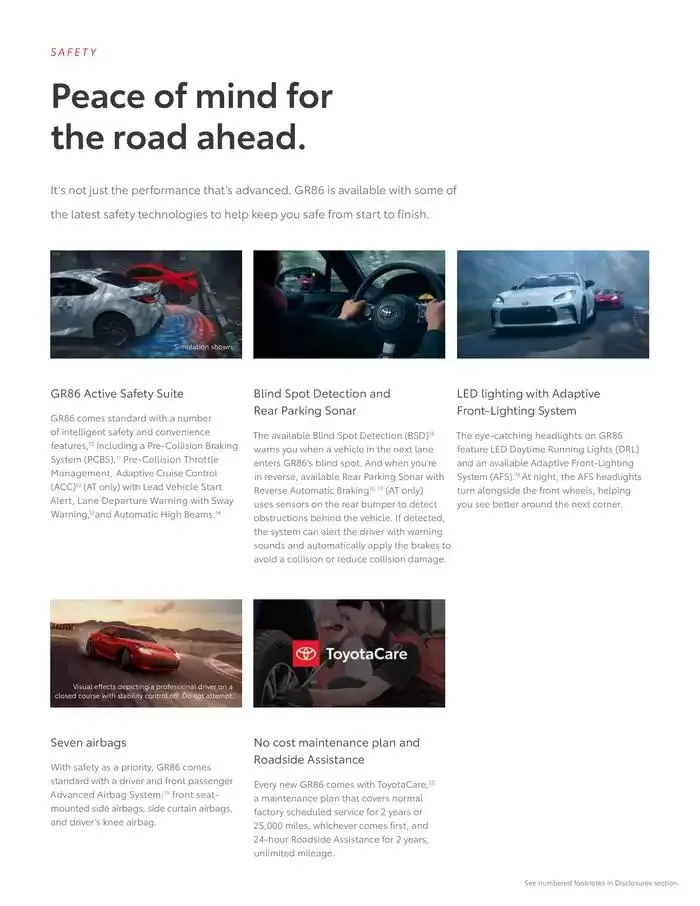 Toyota GR86 from February 11 to February 11 2026 - flyer page 9