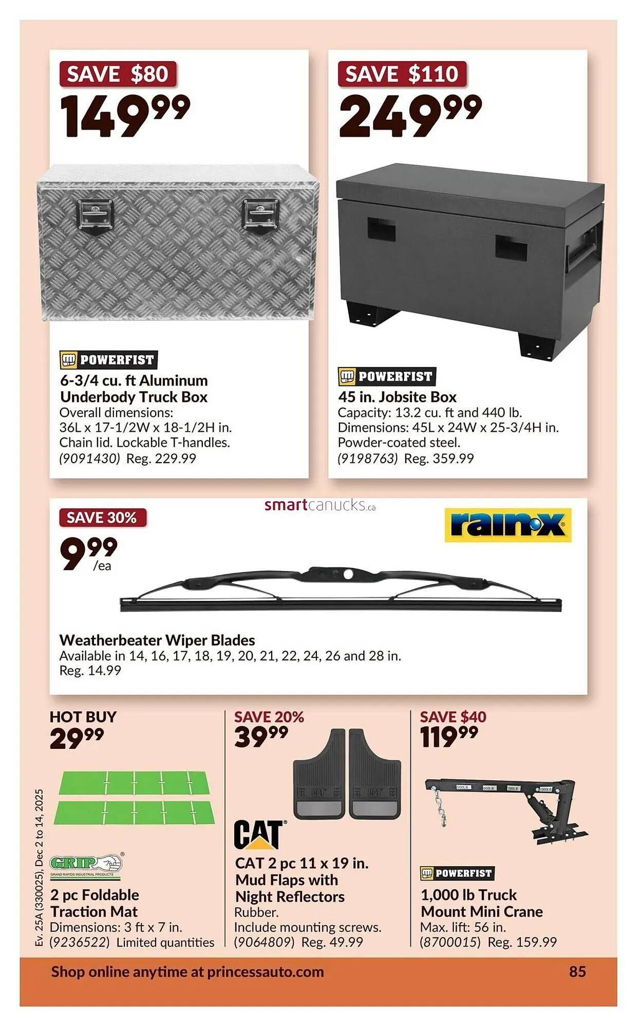 Princess Auto flyer from November 27 to December 2 2025 - flyer page 90