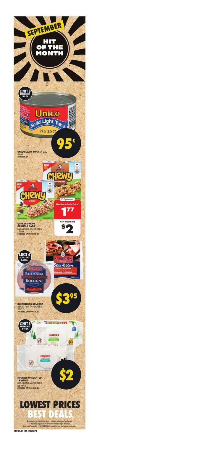 Current deals and offers from September 5 to September 11 2024 - flyer page 2