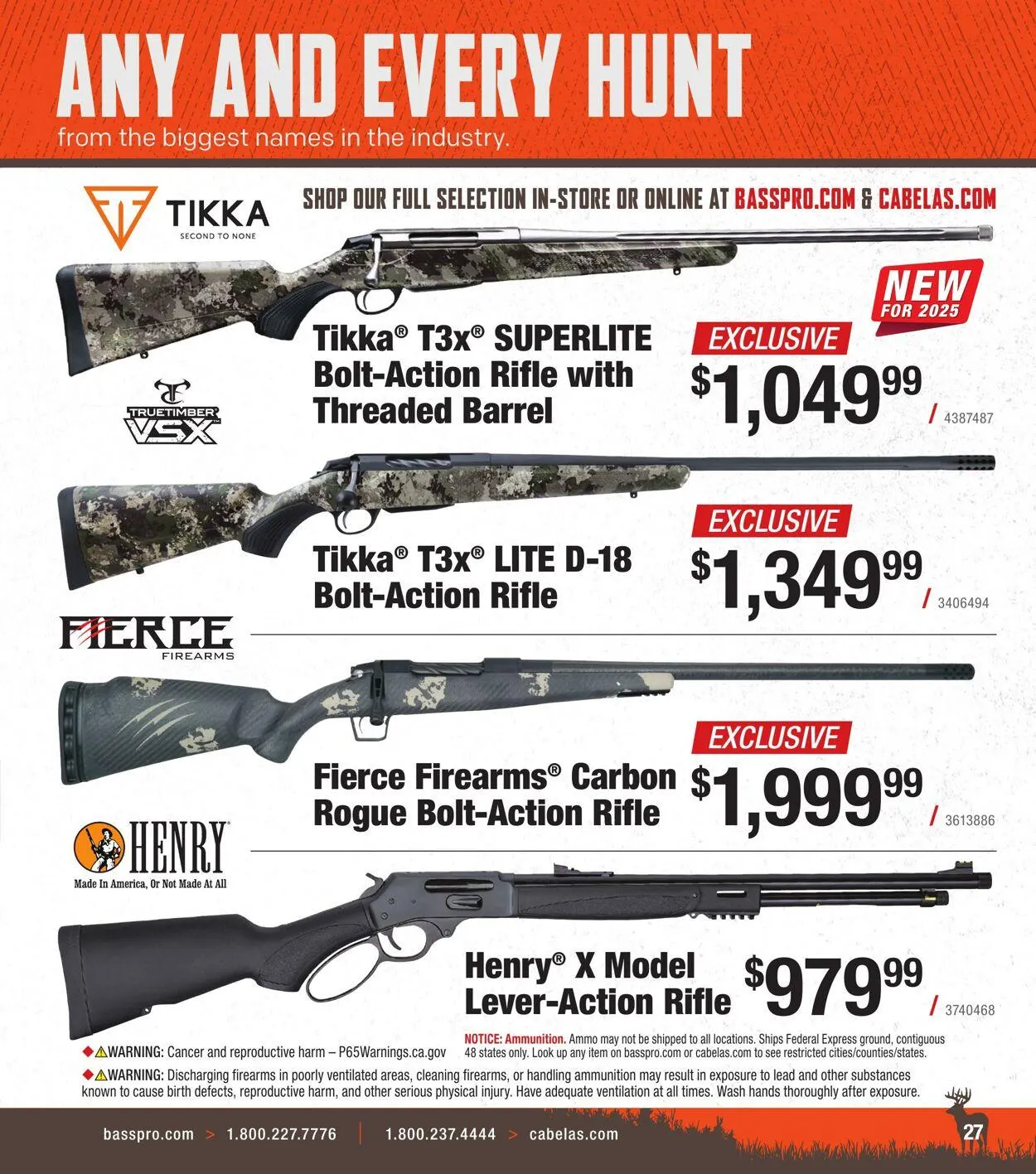 Bass Pro Current flyer from August 28 to September 11 2025 - flyer page 27