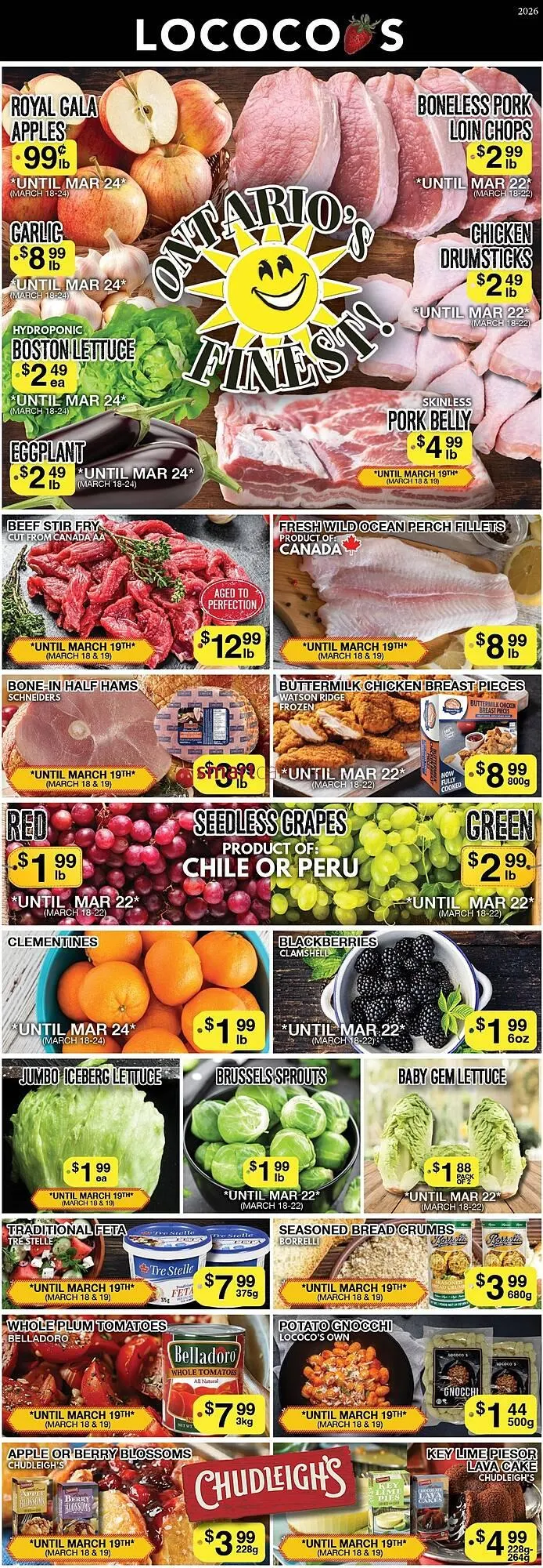 Lococo's flyer from March 18 to March 22 2026 - flyer page 1