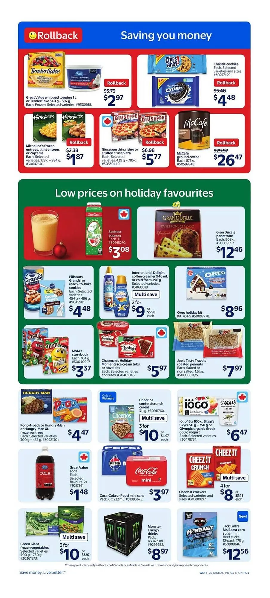 Walmart flyer from November 27 to December 3 2025 - flyer page 4