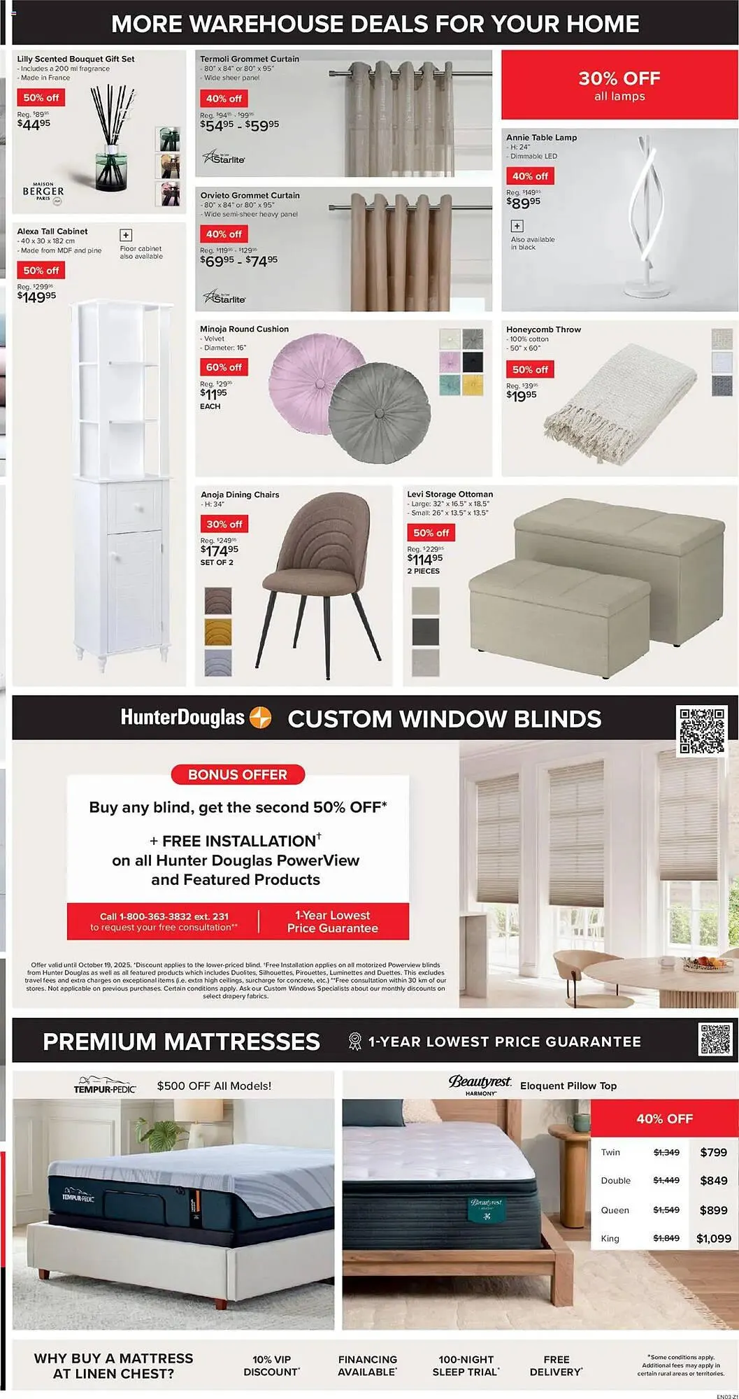 Linen Chest flyer from September 24 to October 20 2025 - flyer page 3