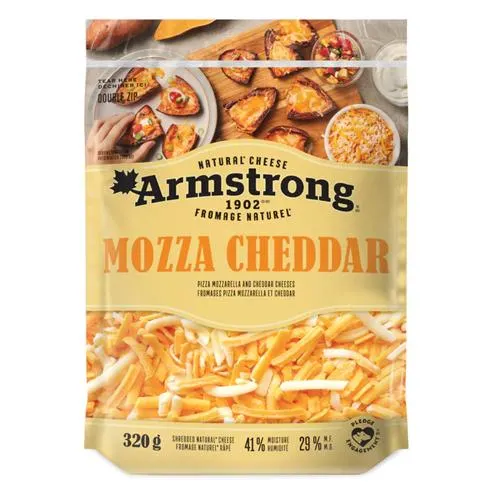 Armstrong Mozza Cheddar Shredded Cheese 320g