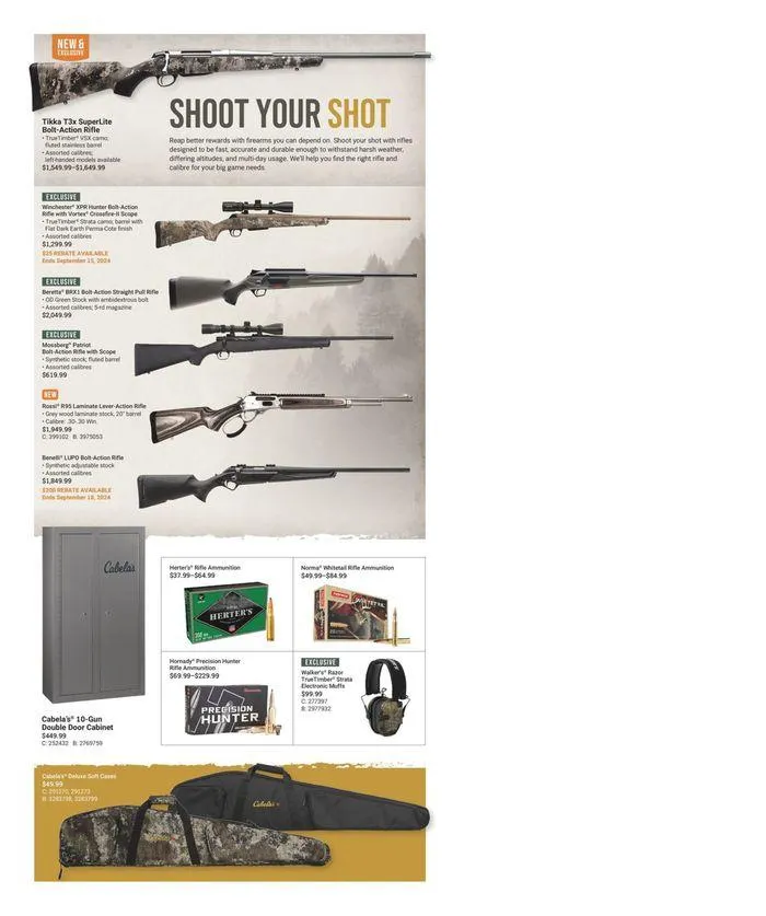 Big Game Season It's Here from August 29 to September 29 2024 - flyer page 6