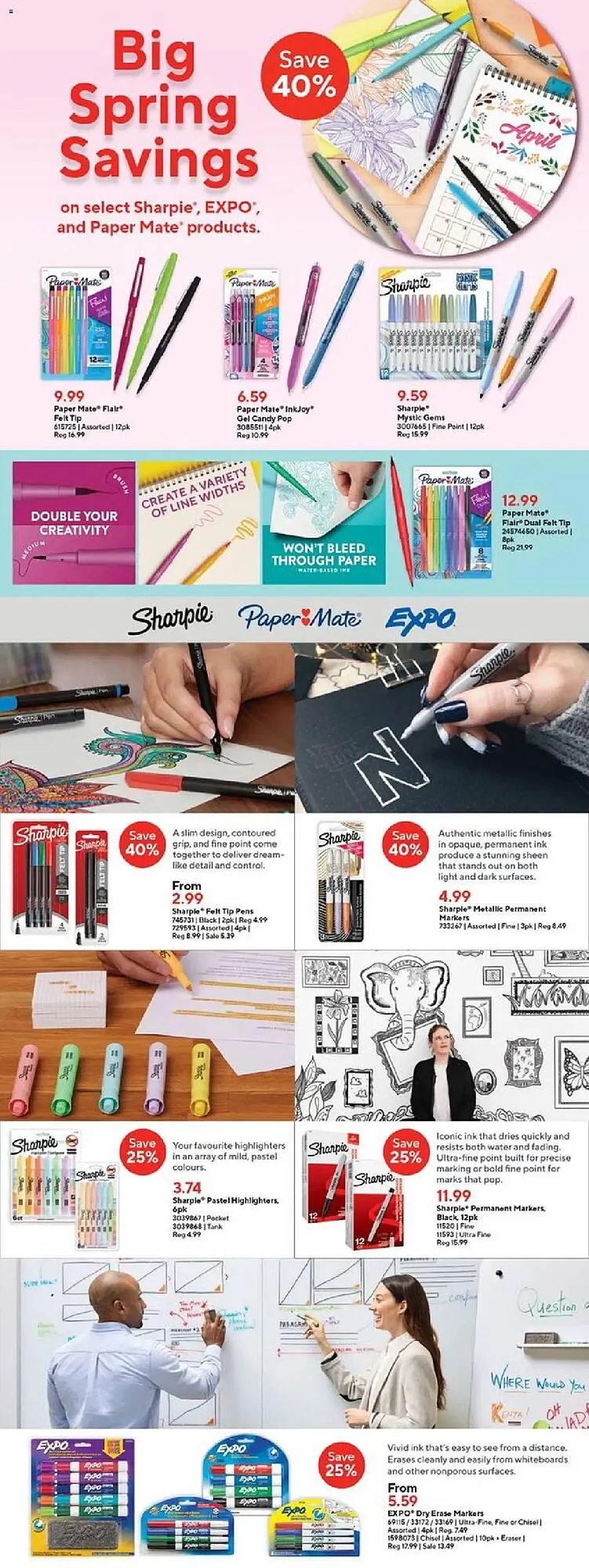 Staples flyer from April 2 to May 8 2025 - flyer page 12