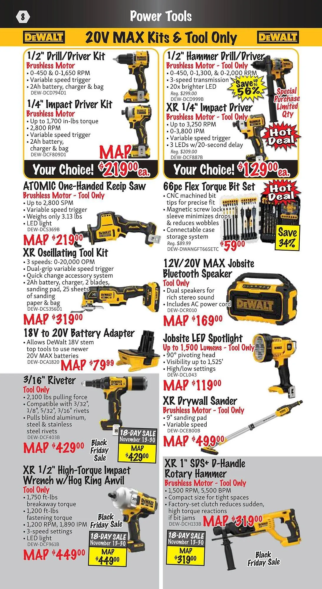 KMS Tools flyer from November 1 to November 30 2025 - flyer page 8